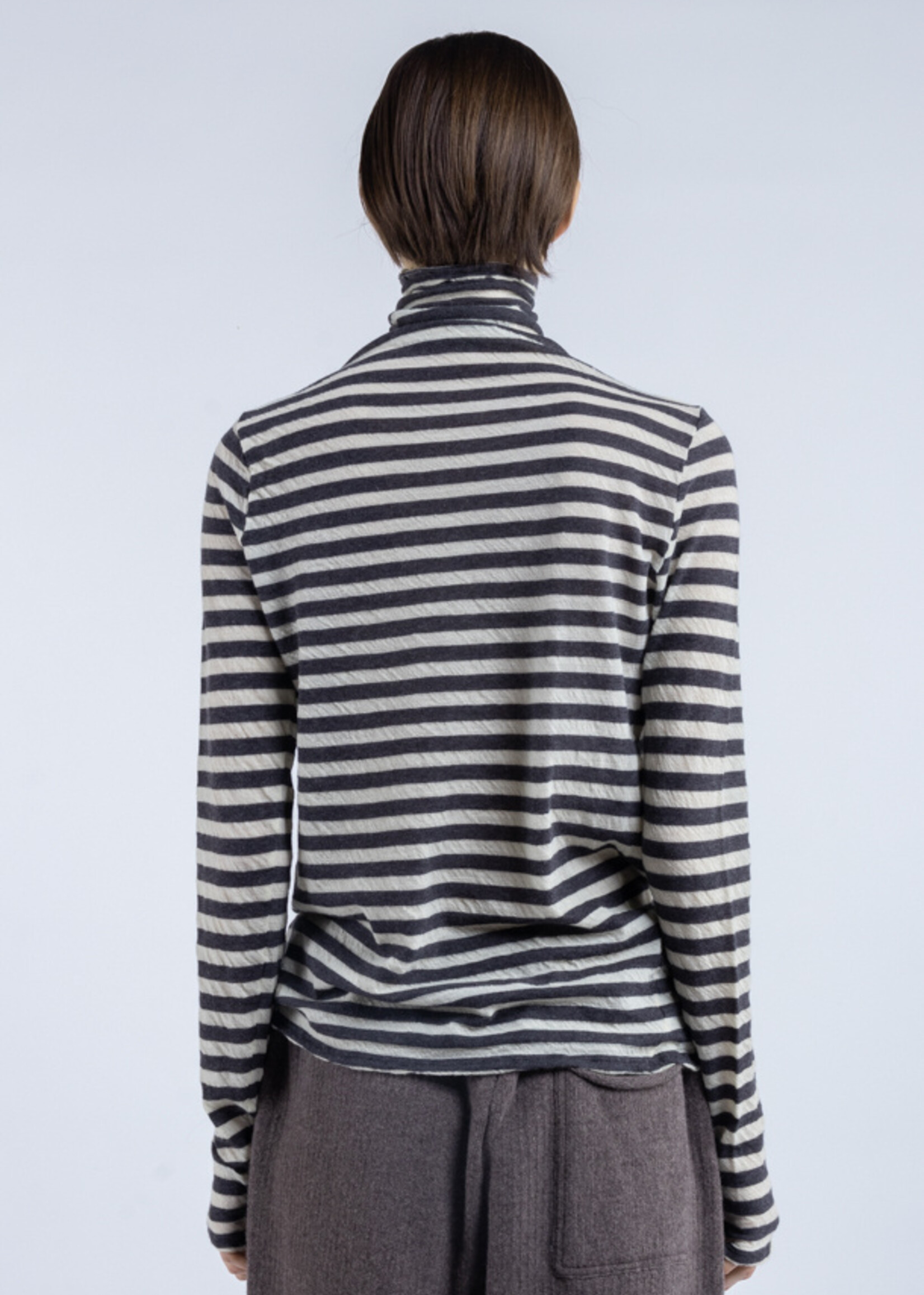 Phisique du role High neck t-shirt cotton wool