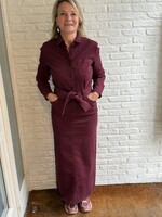 Just Eve Just Eve - Dress Ruby Maroon
