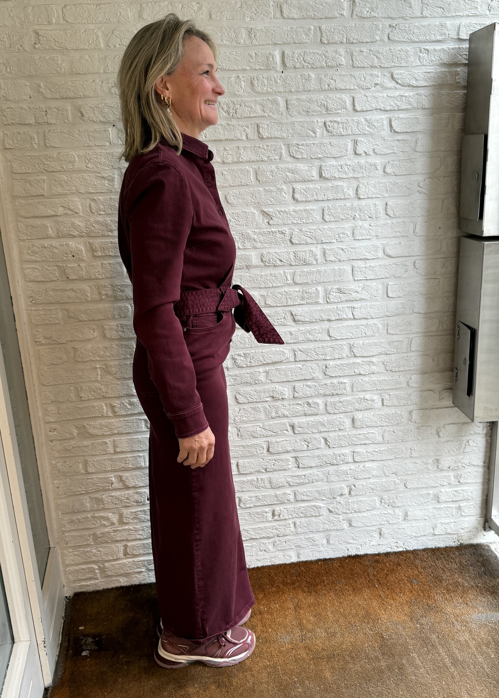 Just Eve Dress Ruby Maroon