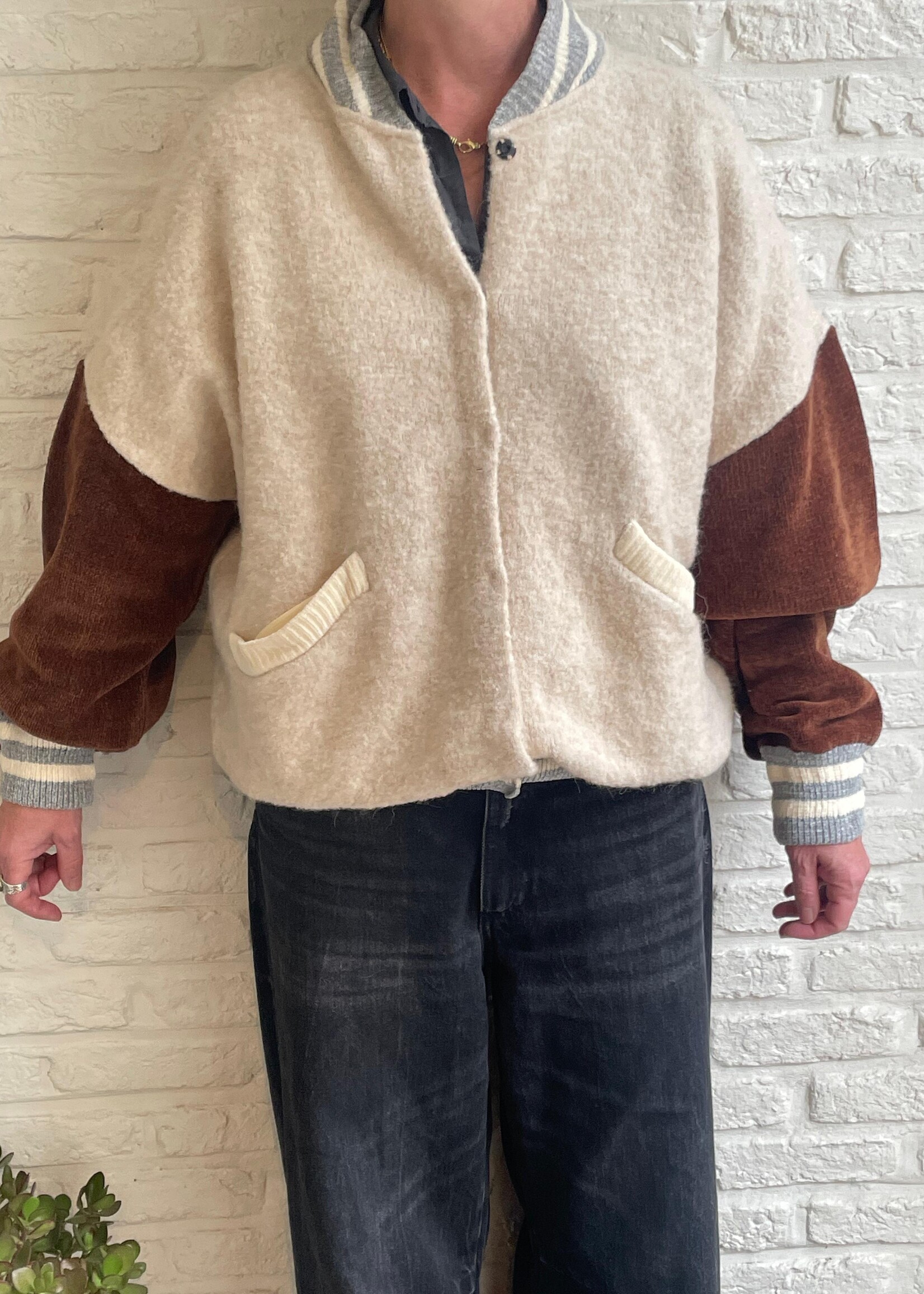 Les bo-hemiennes Magenta bomber