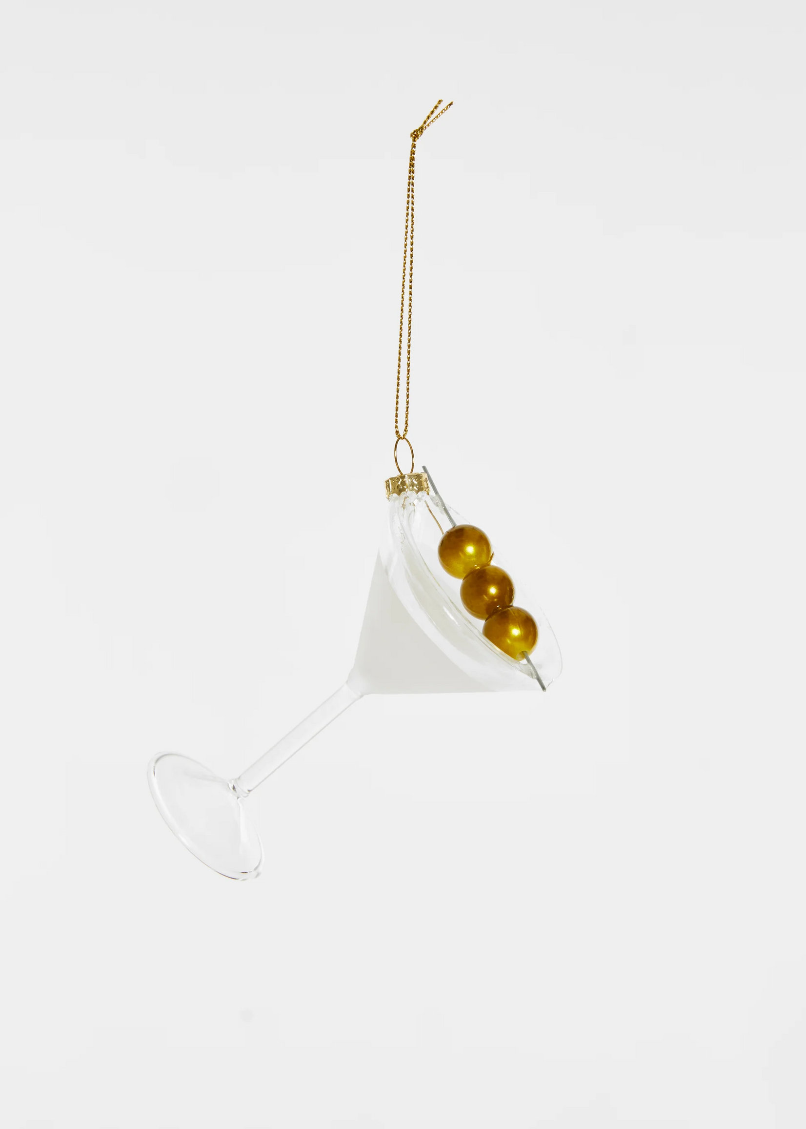 Yup in de boom Dry martini kerstornament