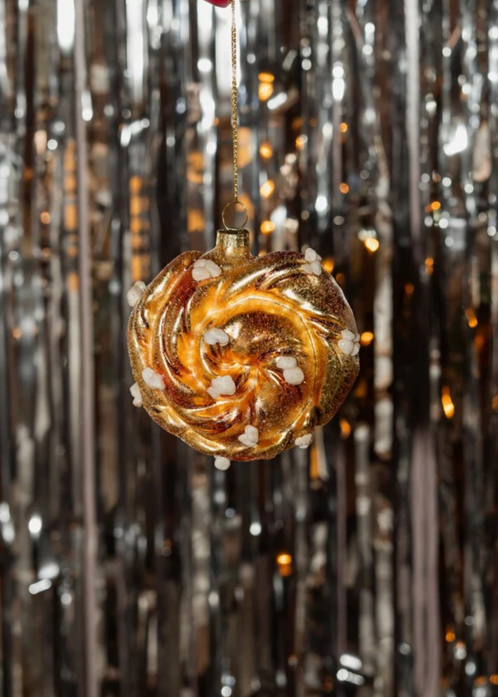 Yup in de boom Kaneelbroodje kerstornament