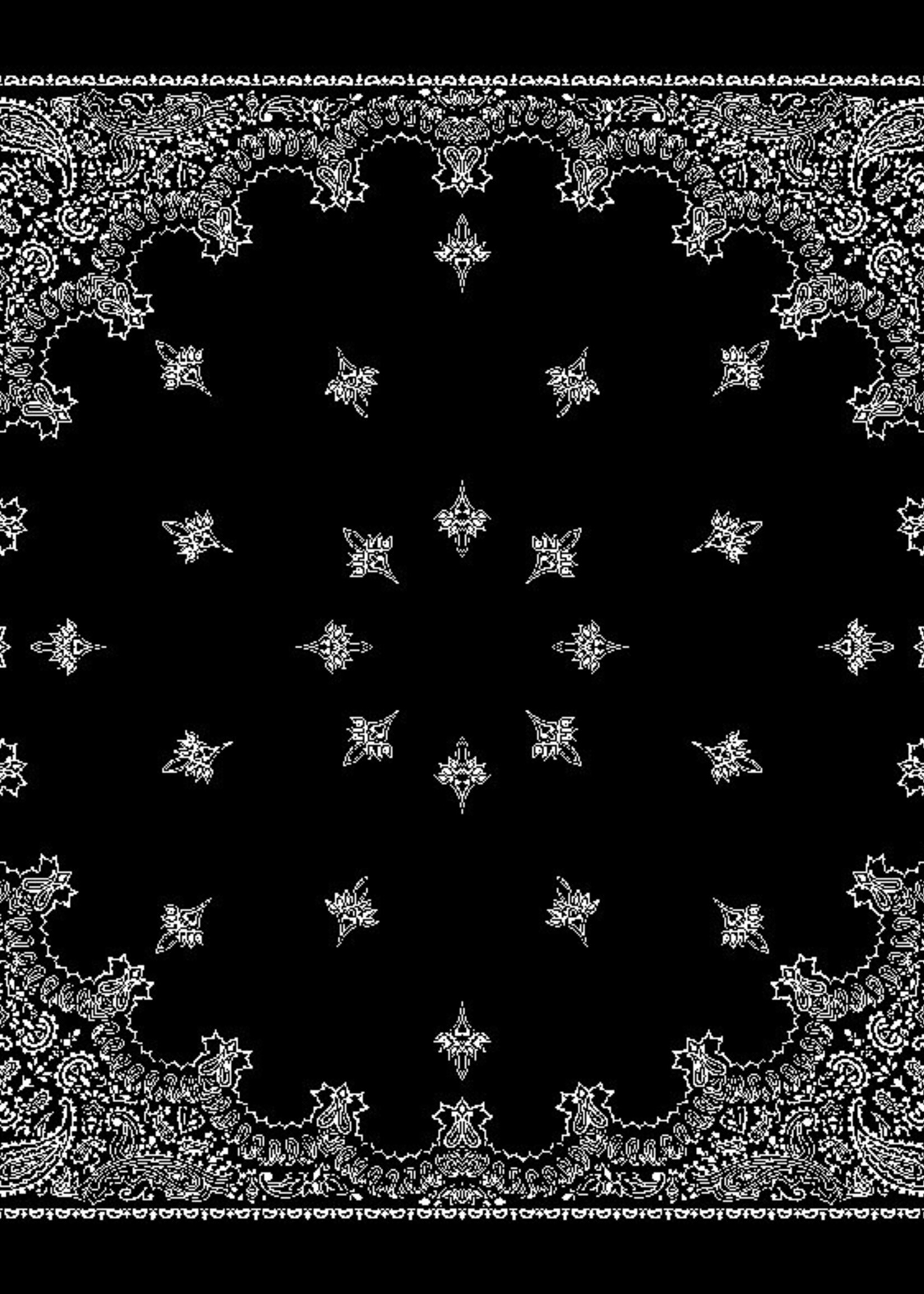 Destin Judy carre black 90 x 90 100% wol