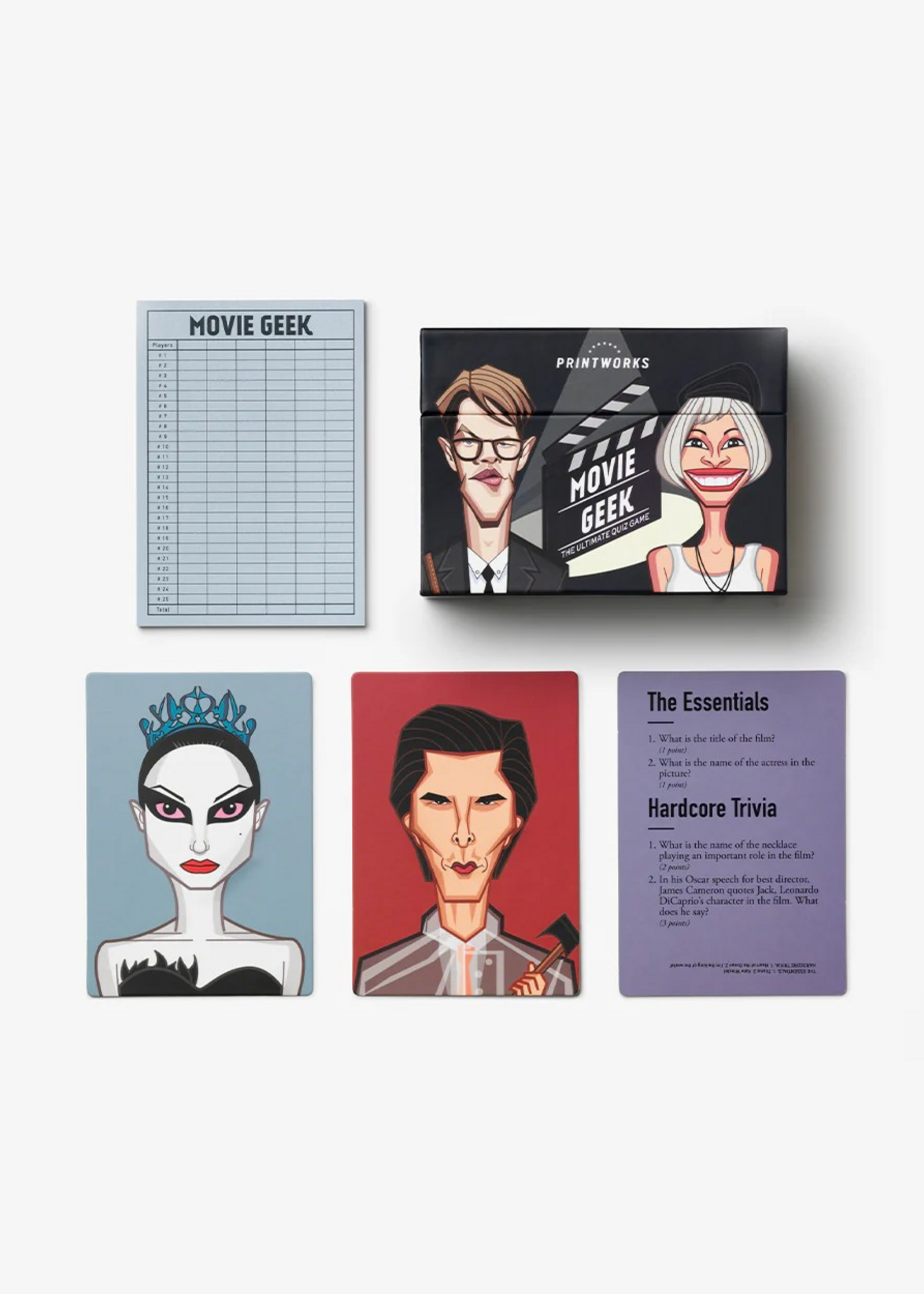 Printworks trivia game movie geek