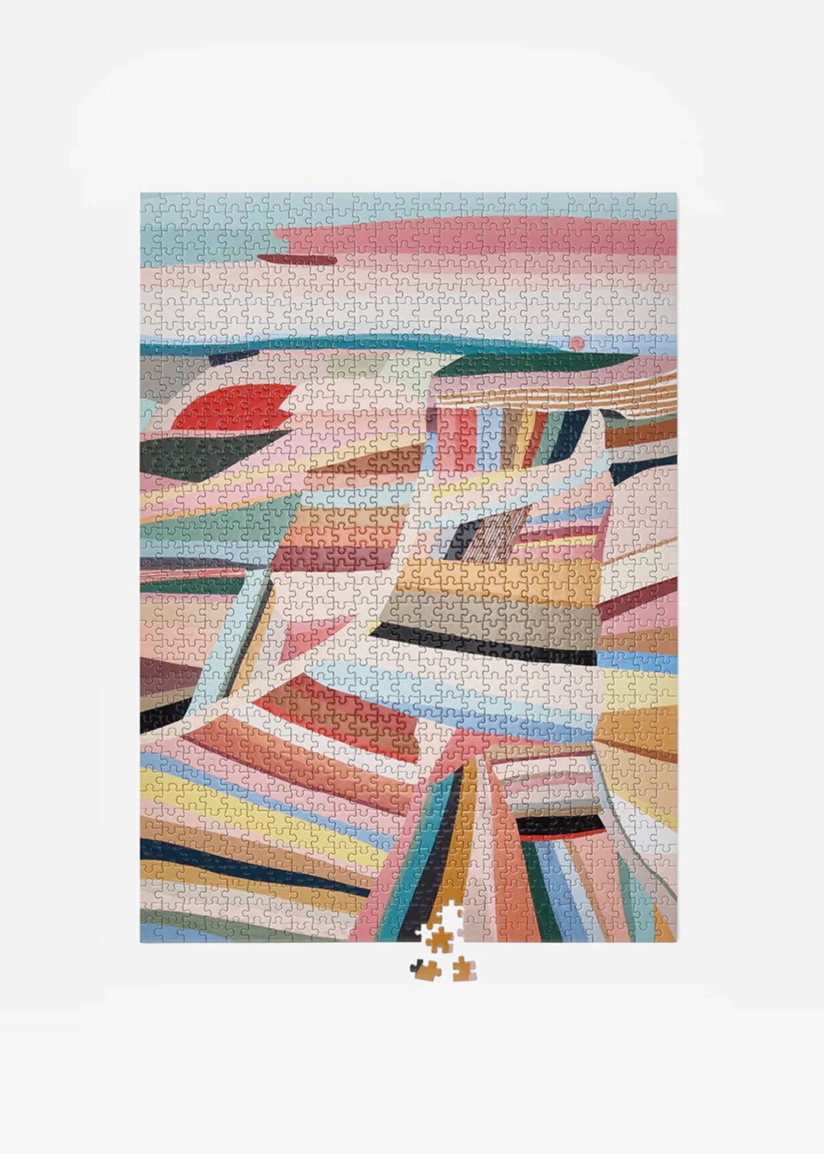 Printworks Art lover book puzzle morning fields