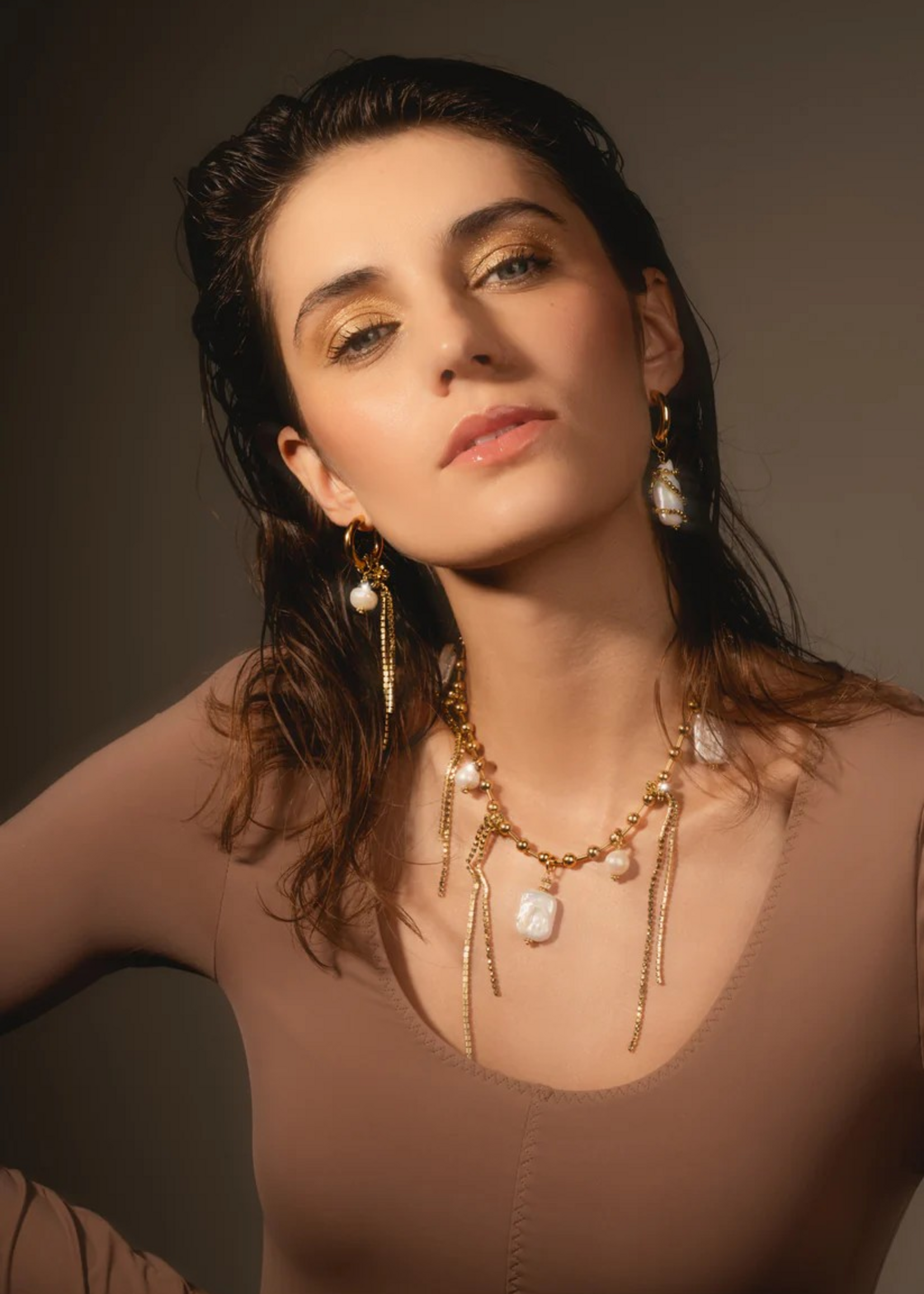 cookie shark Collier gloria gold