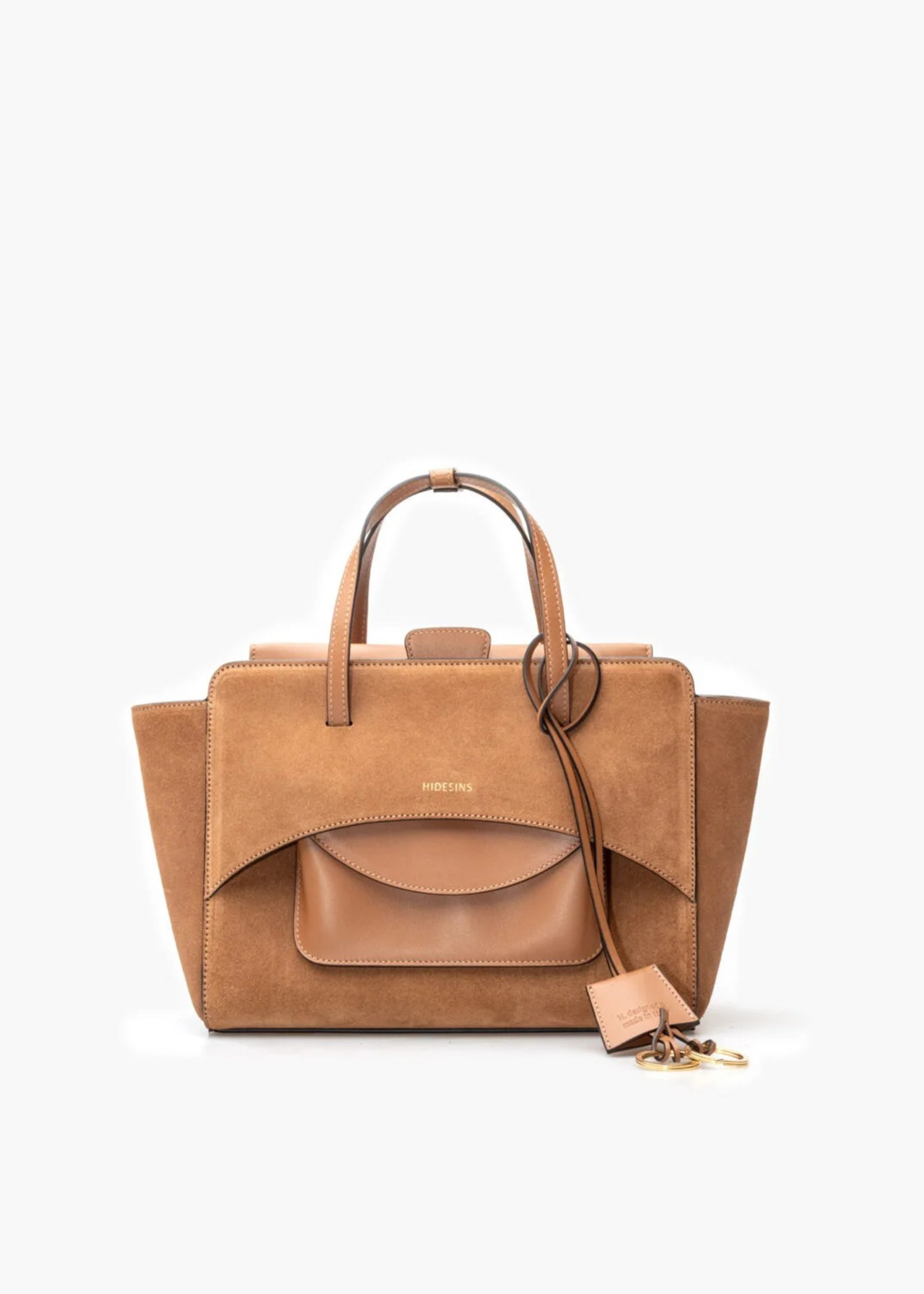 Hidesins Flap M suede  camel