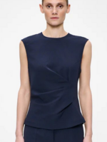 Zenggi Japanse crepe draped top X04 1002 643