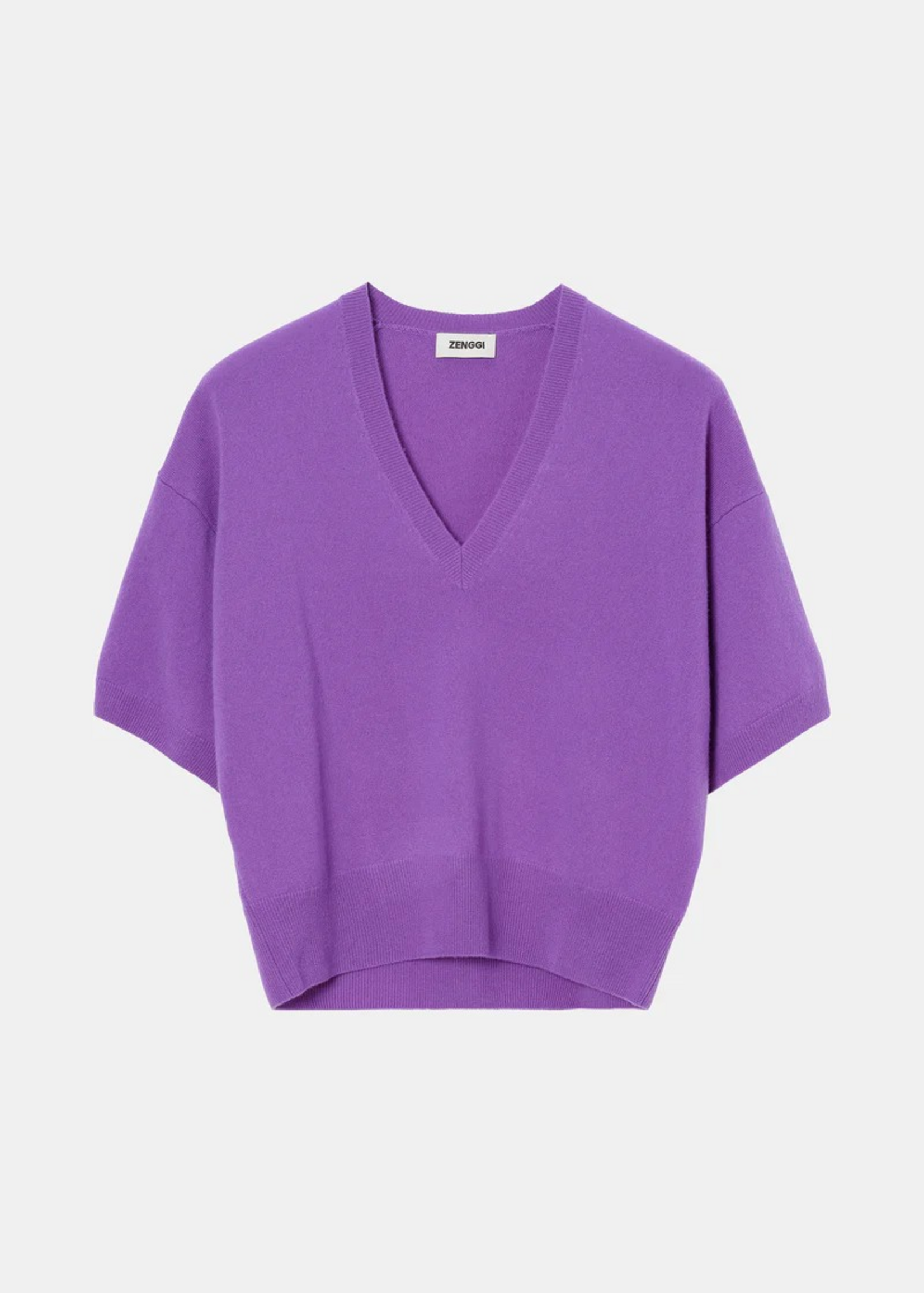 Zenggi Cashmere V neck top X03 1037 623
