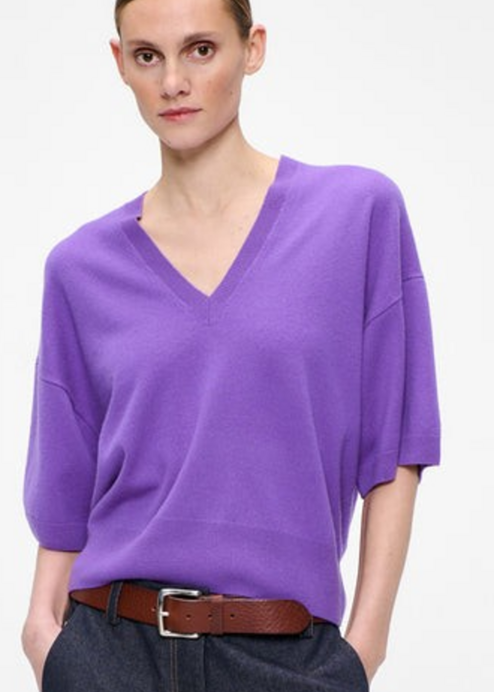 Zenggi Cashmere V neck top X03 1037 623