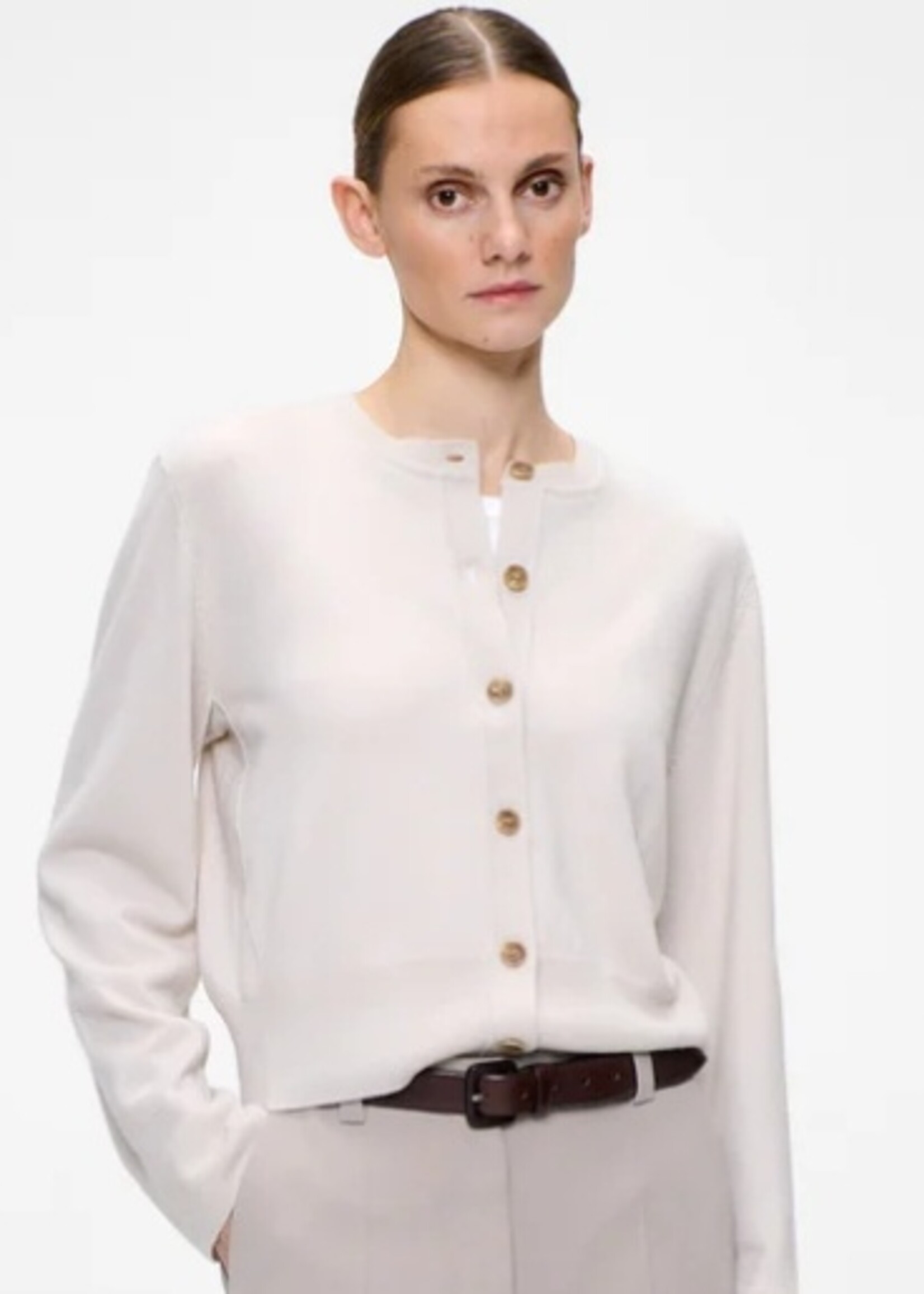 Zenggi Cashmere blend R neck cardigan