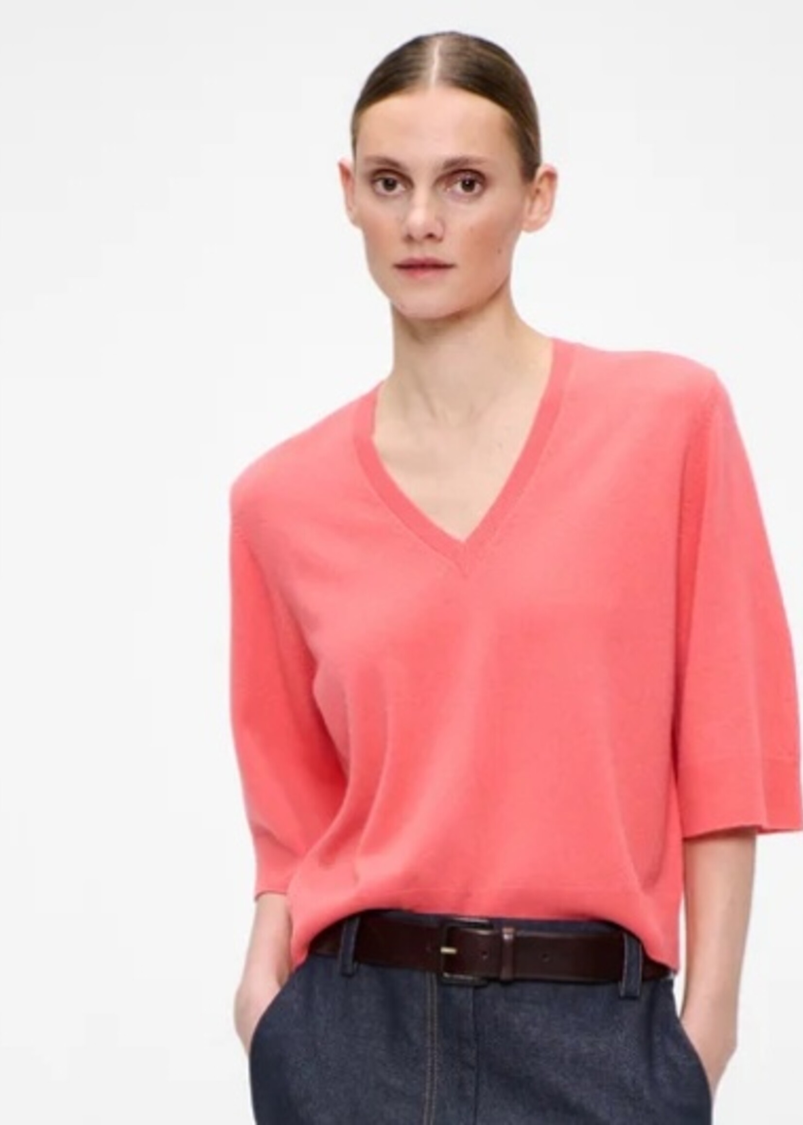 Zenggi Cashmere blend deep V top X03 1027 619