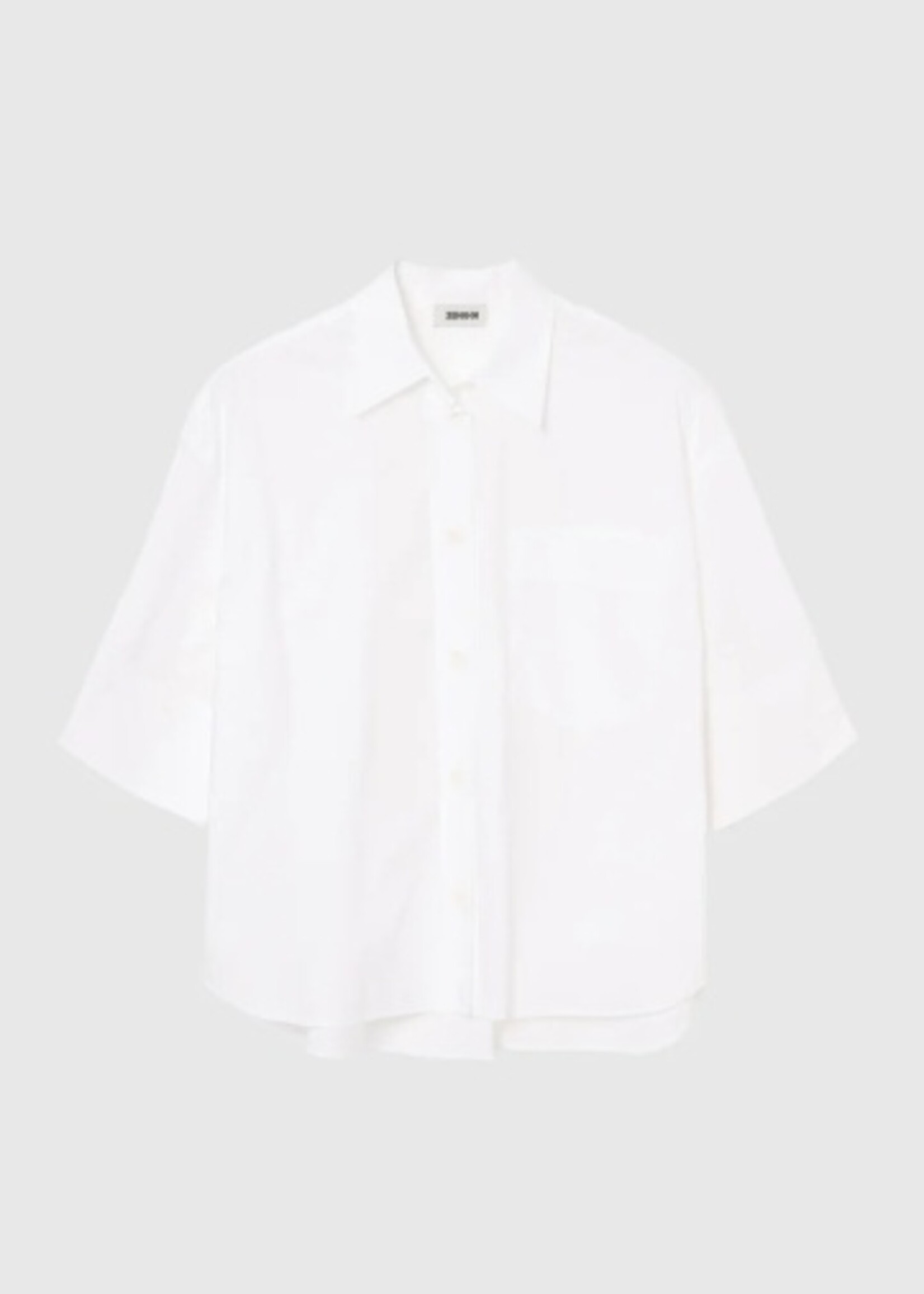 Zenggi Poplin cuf short sleeve shirt X04 1015 630 white