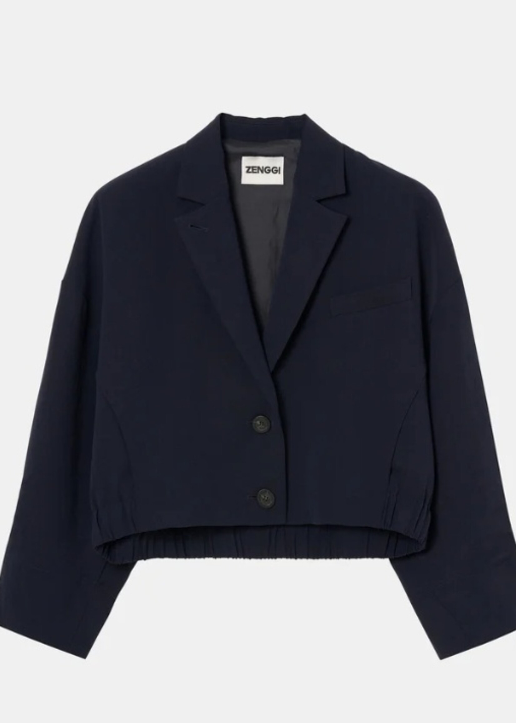 Zenggi Japanse crepe blouson jacket X09 1001 643