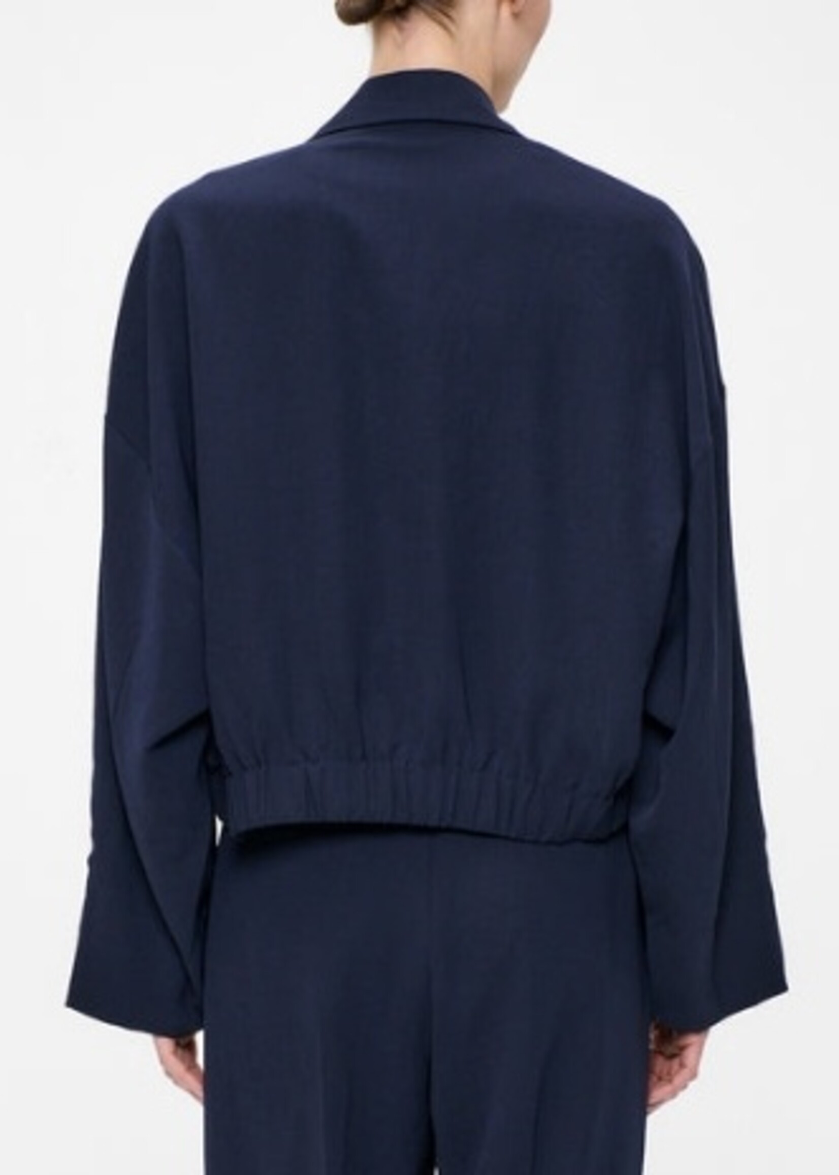 Zenggi Japanse crepe blouson jacket X09 1001 643