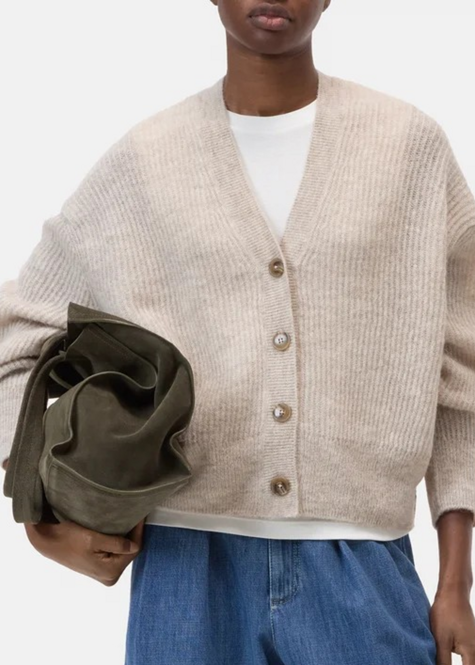 Closed C96098 98N 22 V neck cardigan