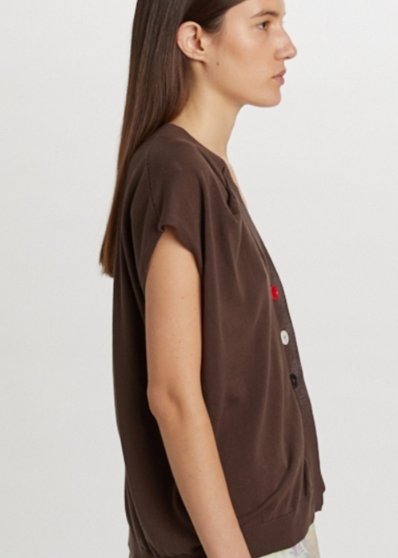 Phisique du role Opened vest in cold hand cotton