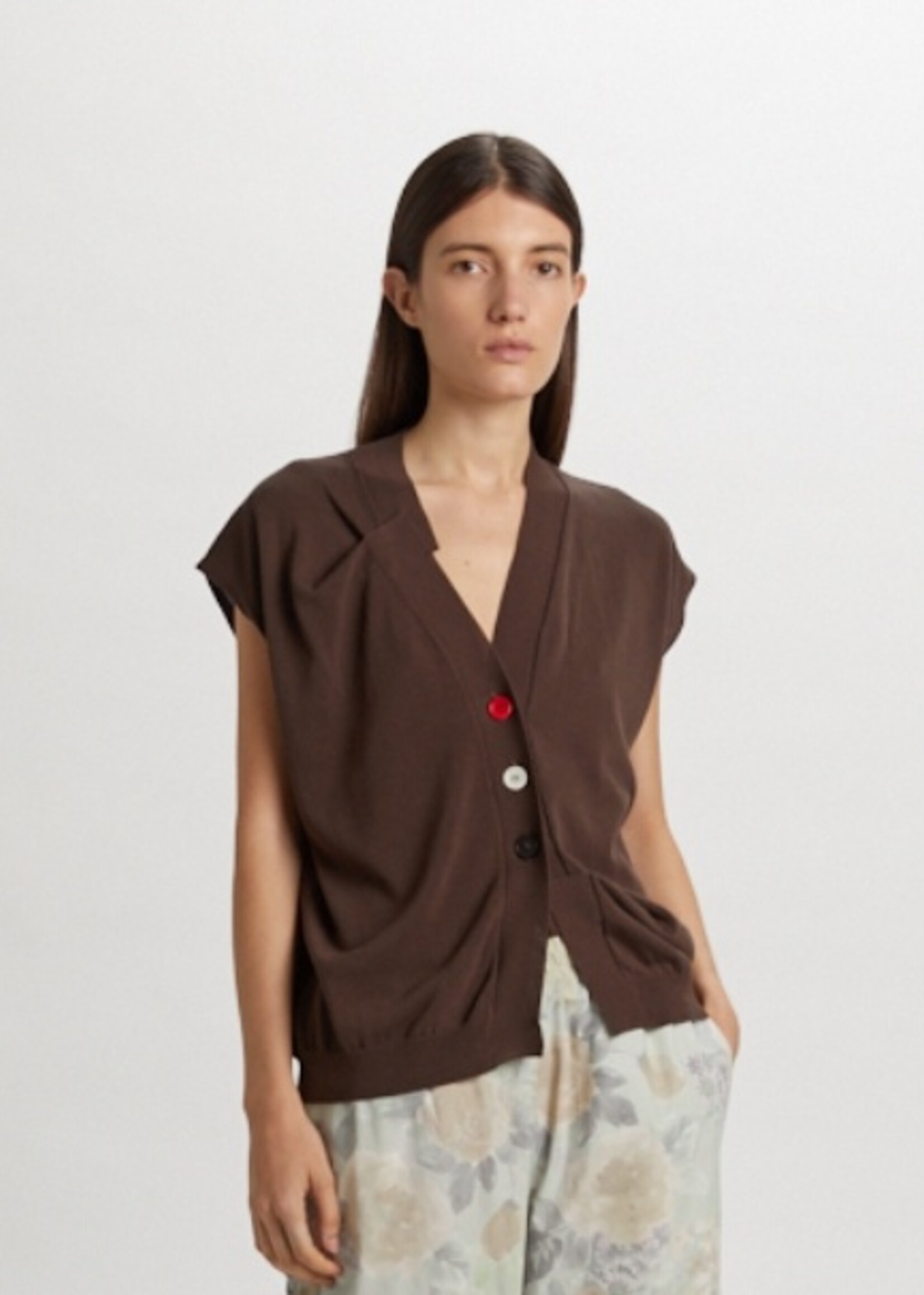 Phisique du role Opened vest in cold hand cotton