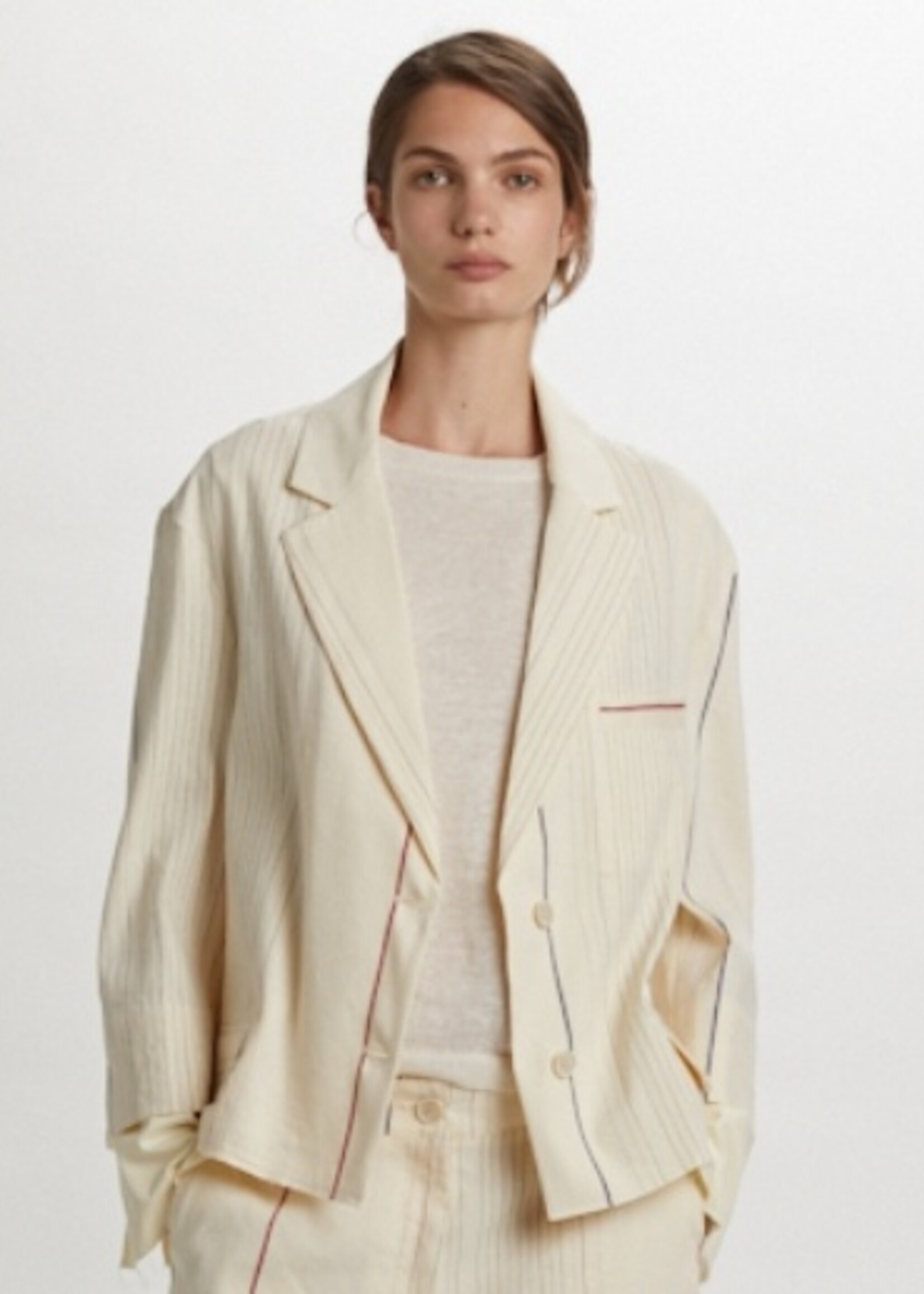 Phisique du role Cutted jacket cotton lined in pins 26P093