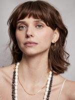 Ellen Beekmans Ellen Beekmans - Korte fijne ketting met rechthoekpatroon