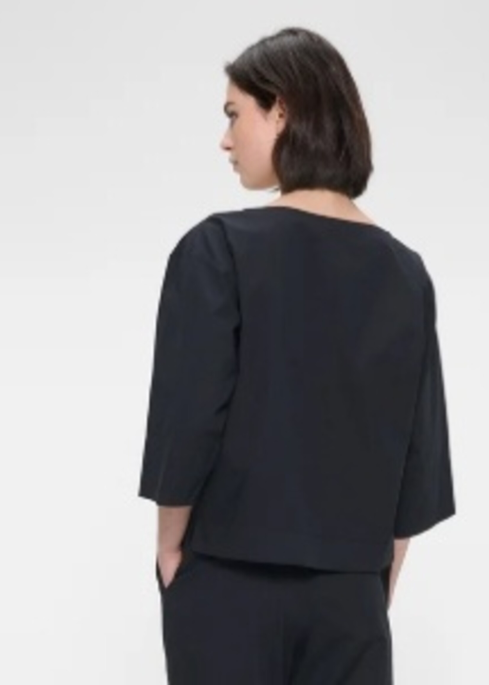 Zenggi Cotton paper boatneck top X03 1011 624