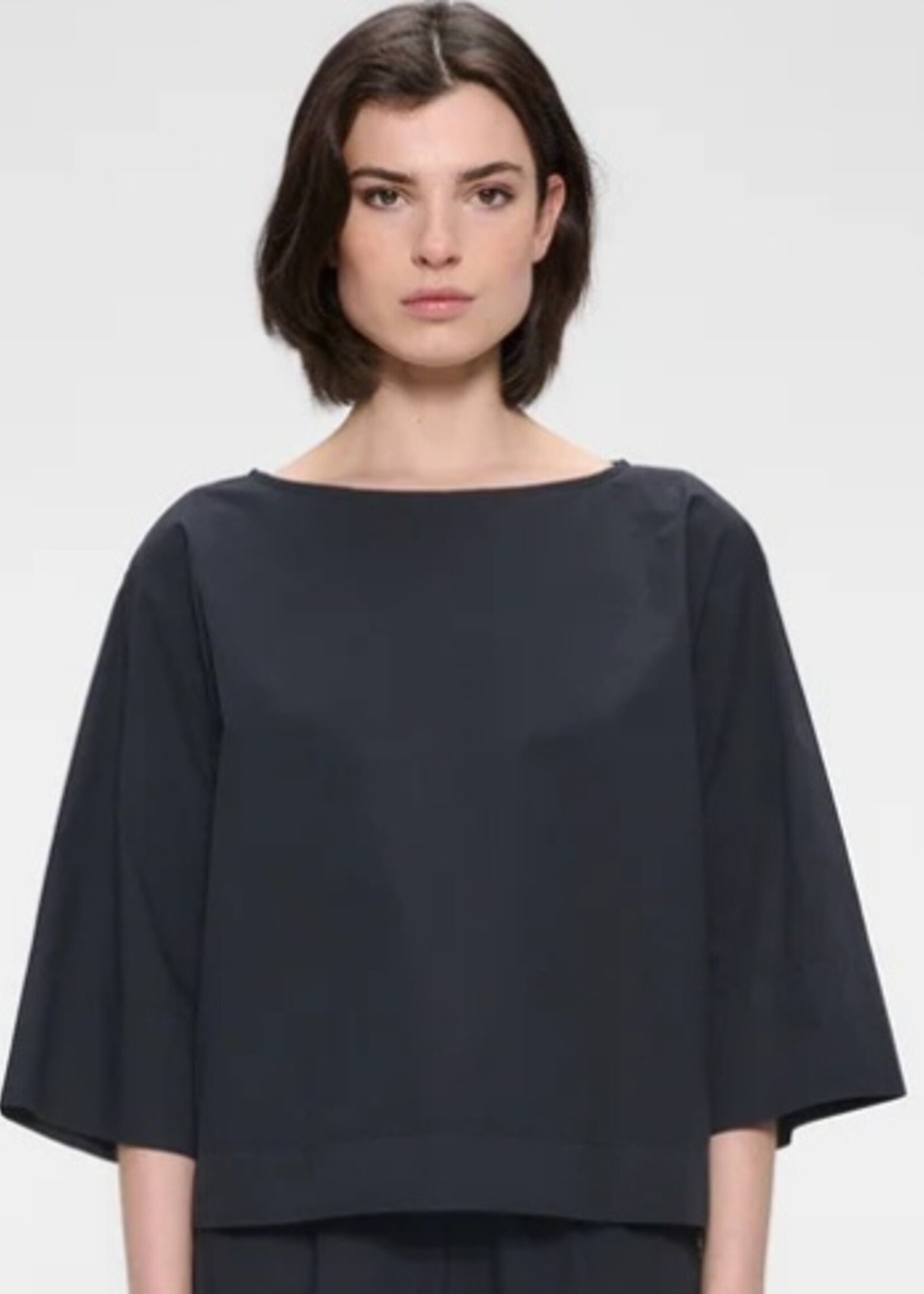 Zenggi Cotton paper boatneck top X03 1011 624