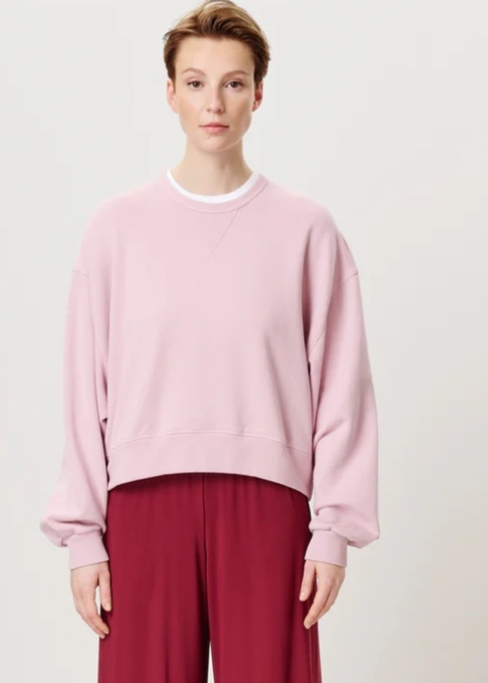 Zenggi Jenn cropped sweater 02 T1301 90F faded rose
