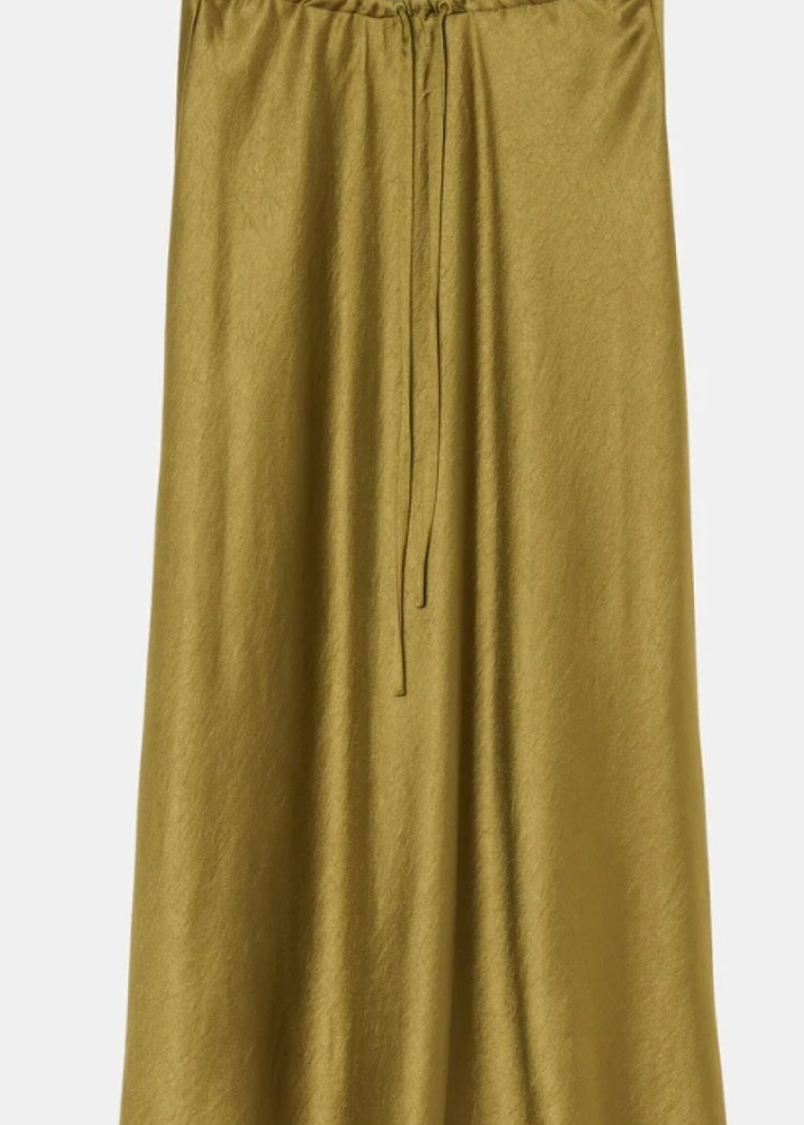 Zenggi Satin drawstring skirt