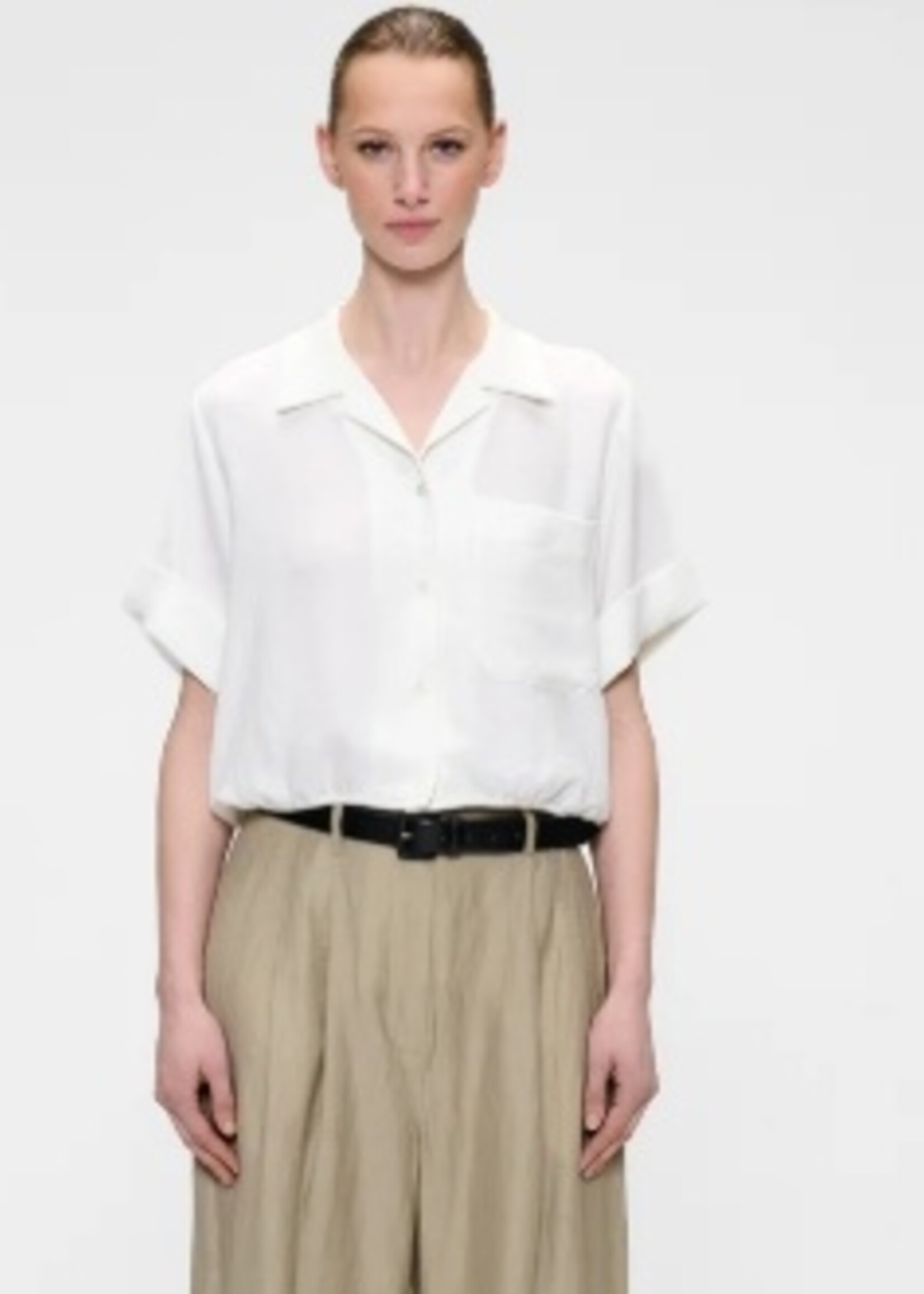 Zenggi Fluid cropped shirt X04 1013 639 200