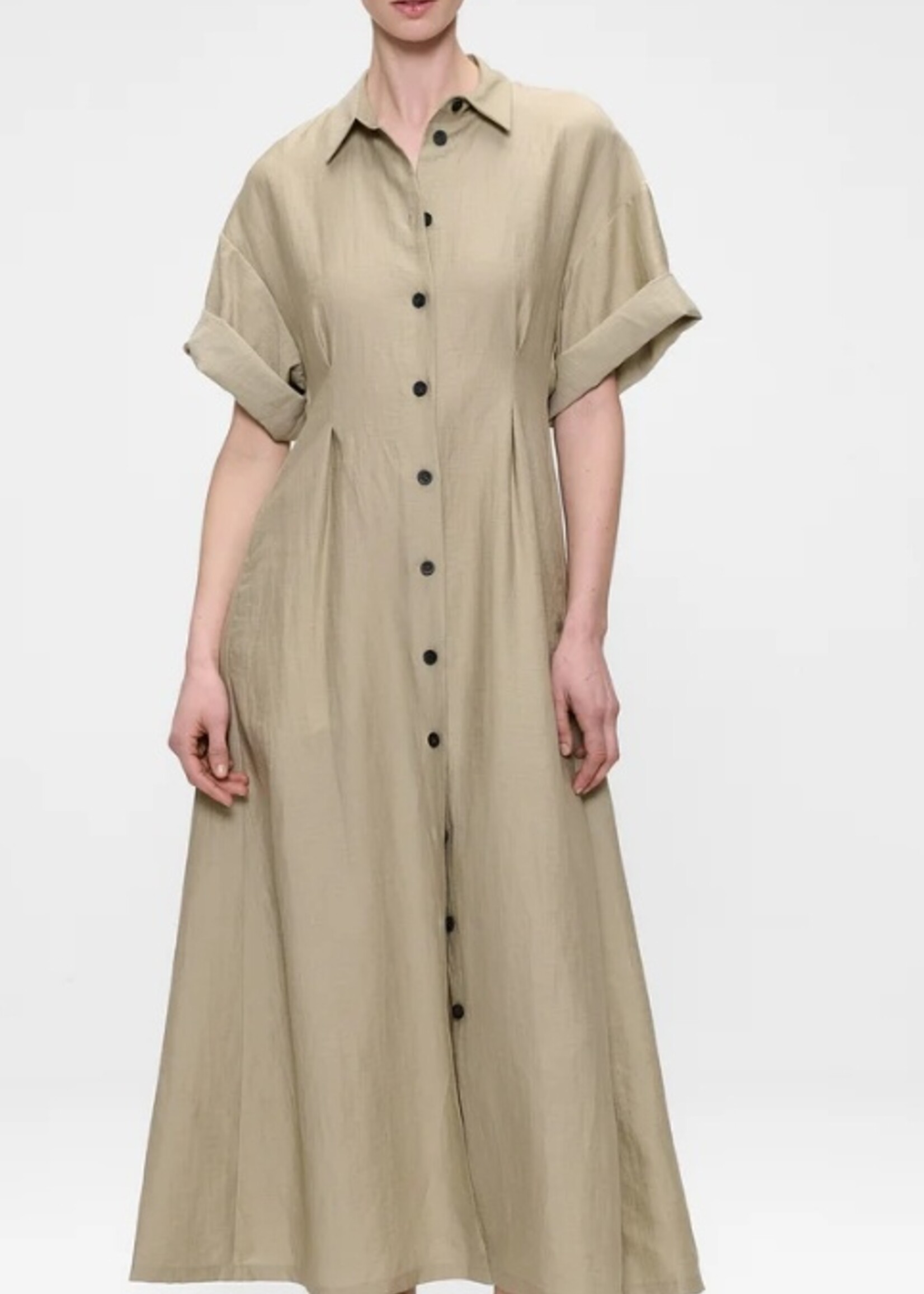 Zenggi Light linnen mix shirt dress X01 1001 646