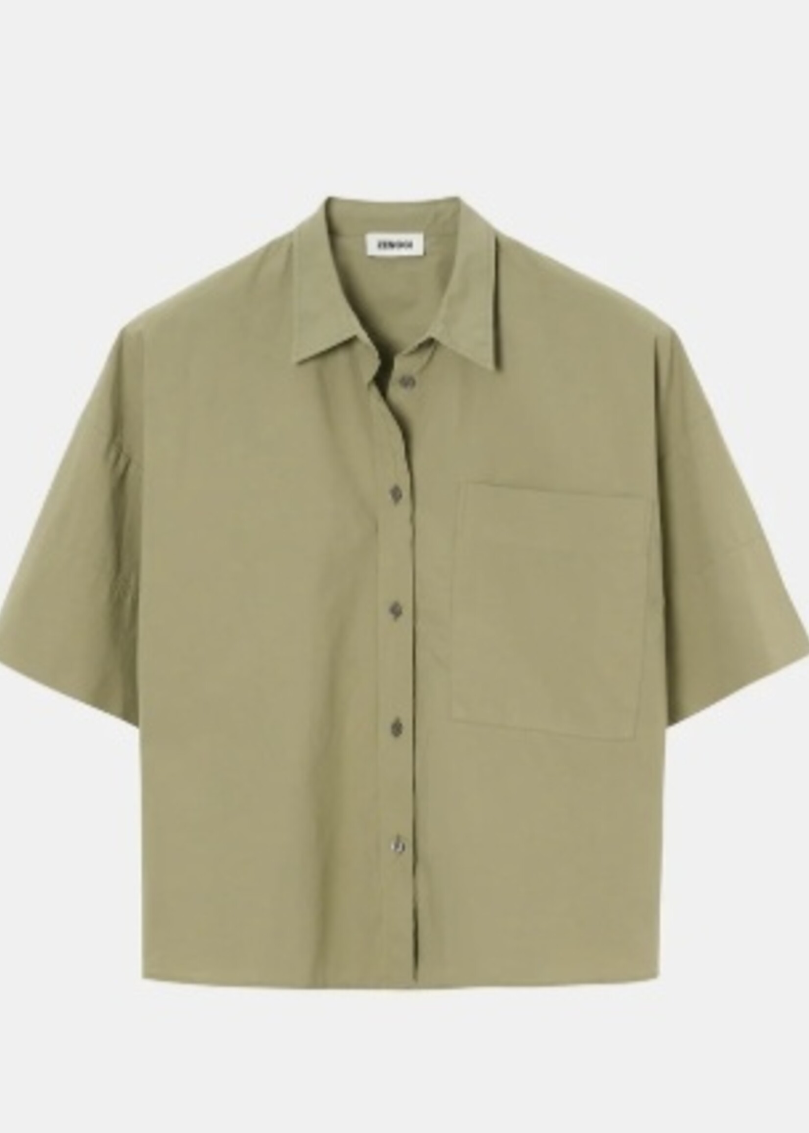 Zenggi Poplin boxy shirt