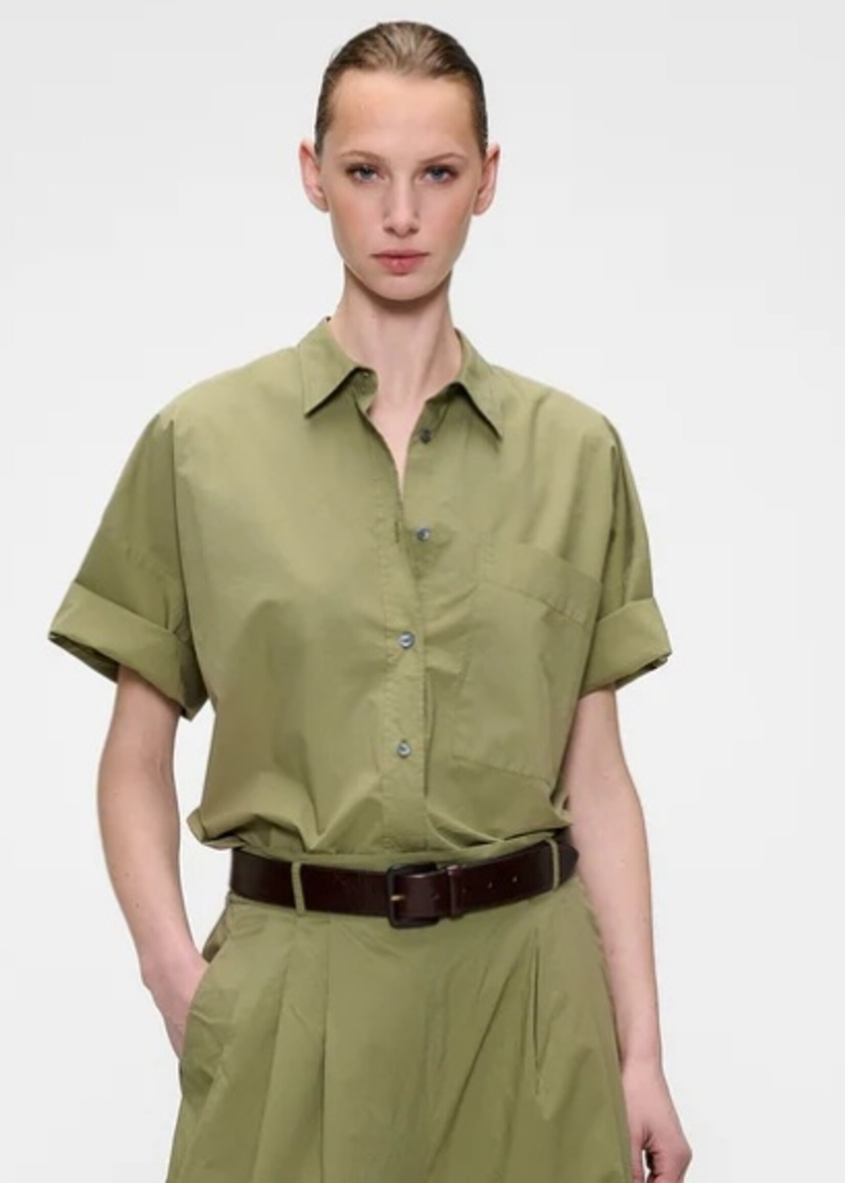 Zenggi Poplin boxy shirt