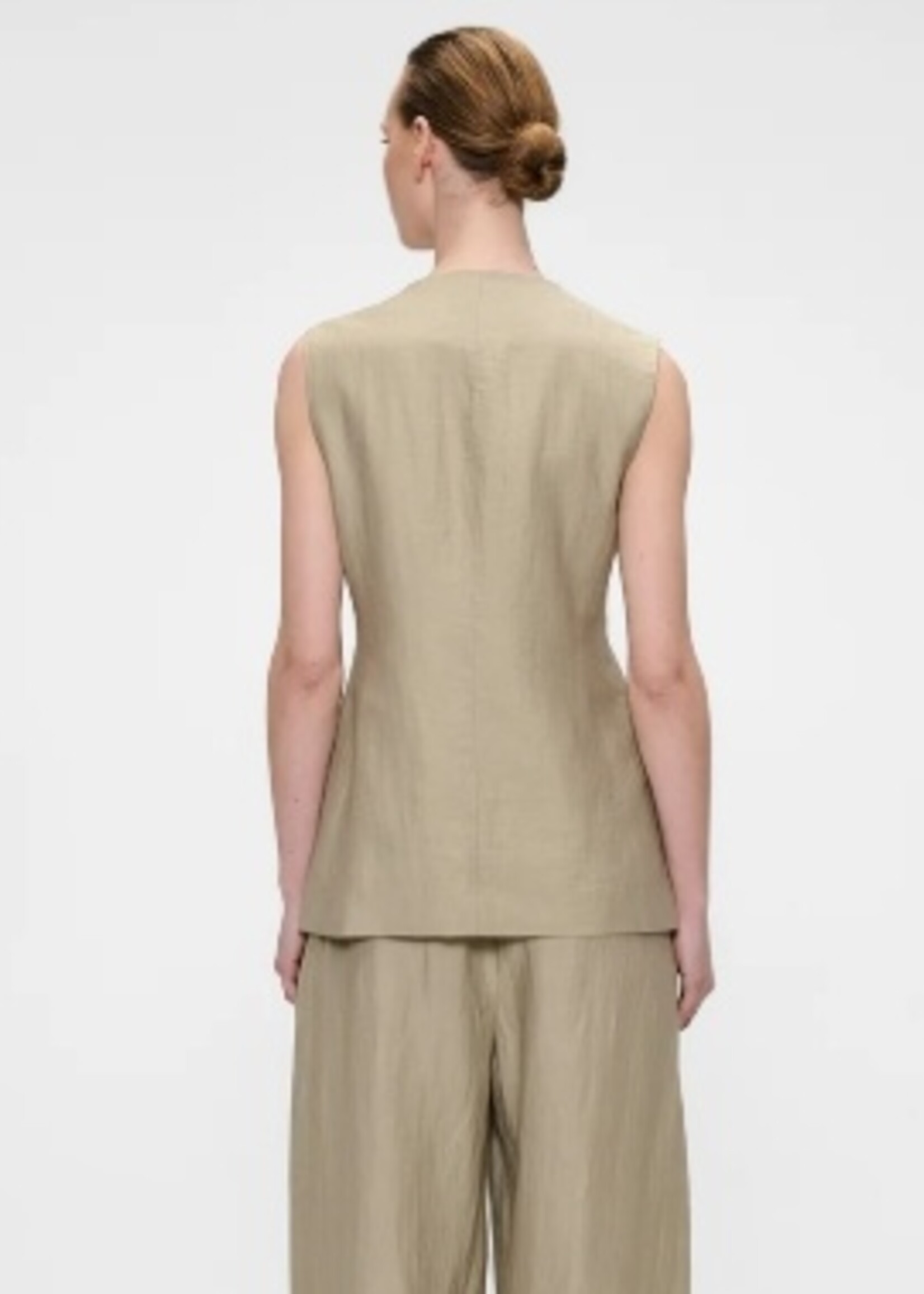 Zenggi Light linnen mix gilet X04 1037 646