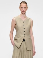 Zenggi Zenggi - Light linnen mix gilet