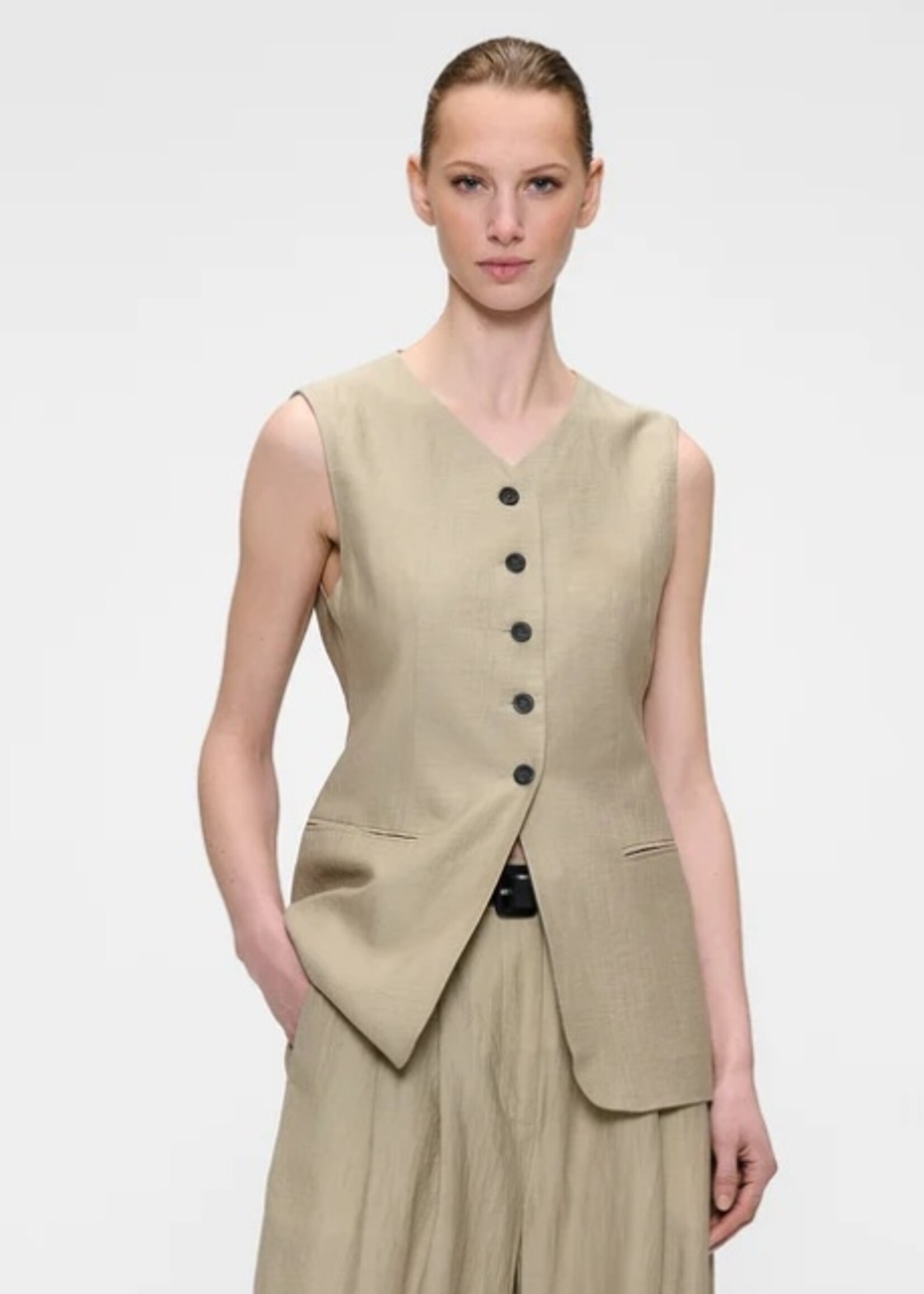 Zenggi Light linnen mix gilet X04 1037 646