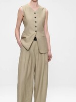 Zenggi Zenggi - Light linnen mix jade pants