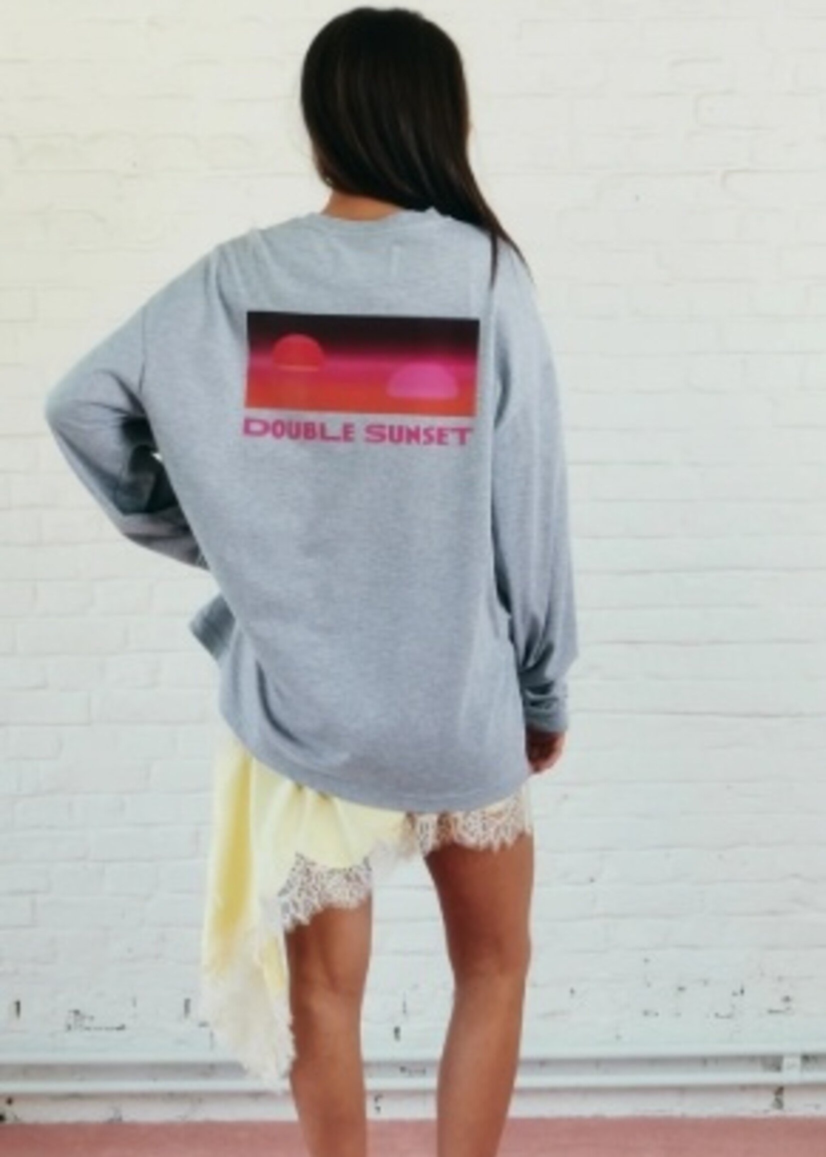 Double sunset The unisex longlseeve
