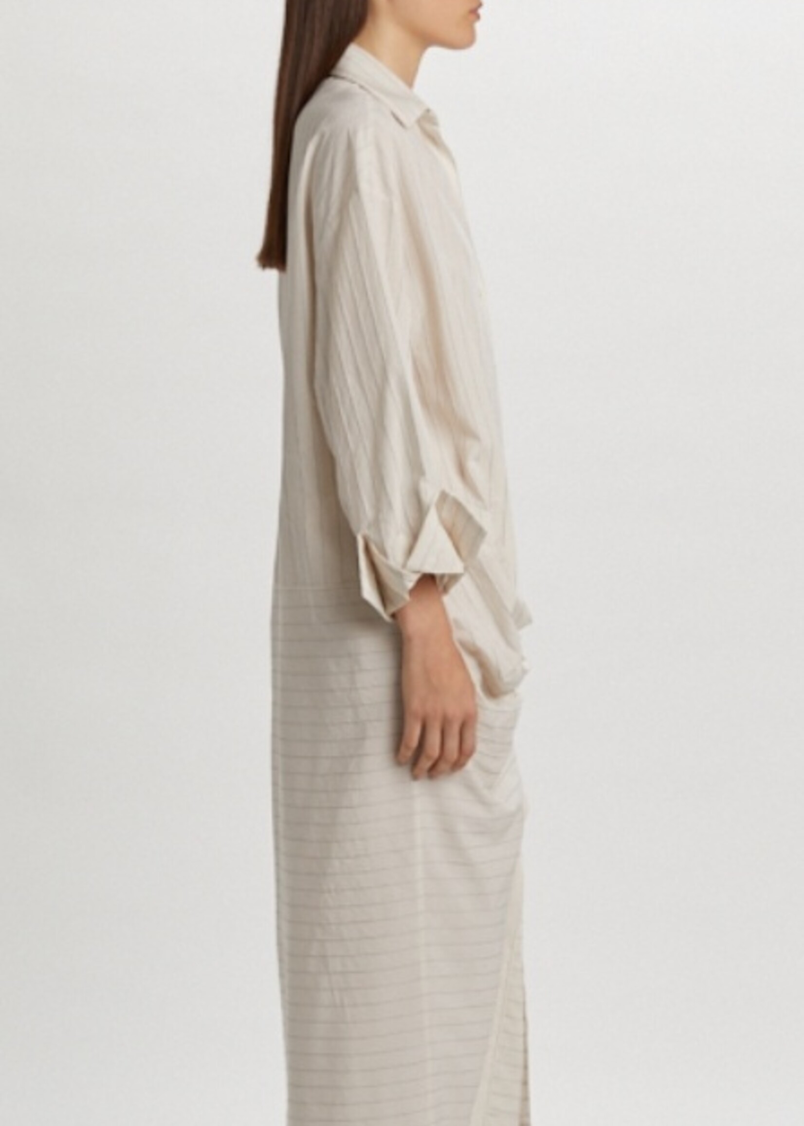 Phisique du role Dress in striped viscose technical