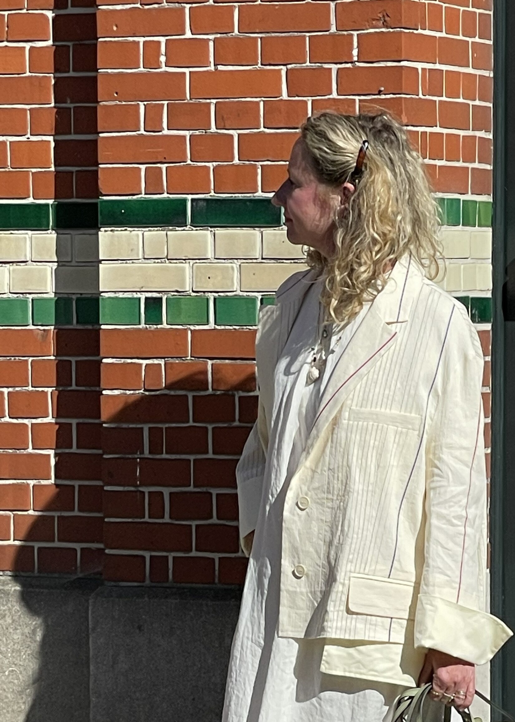 Phisique du role Cutted jacket cotton lined in pins 26P093