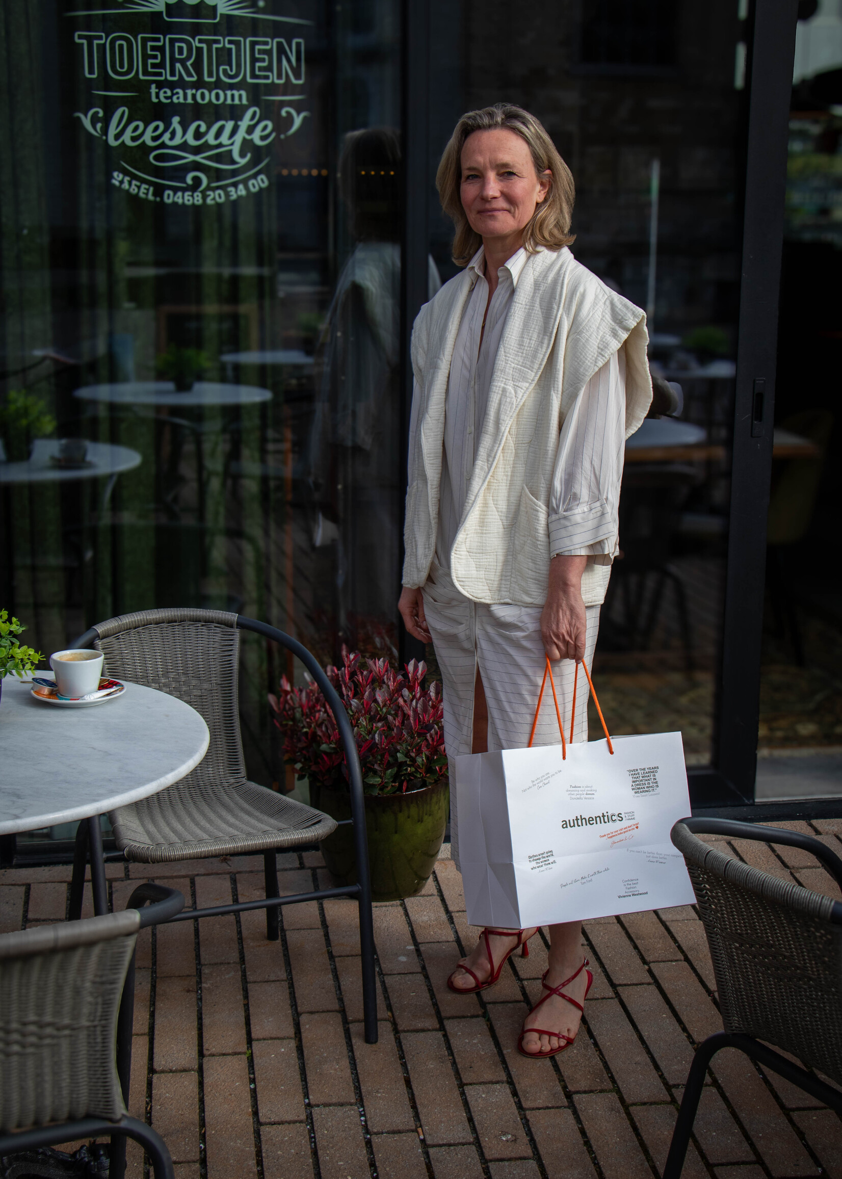 Phisique du role Dress in striped viscose technical