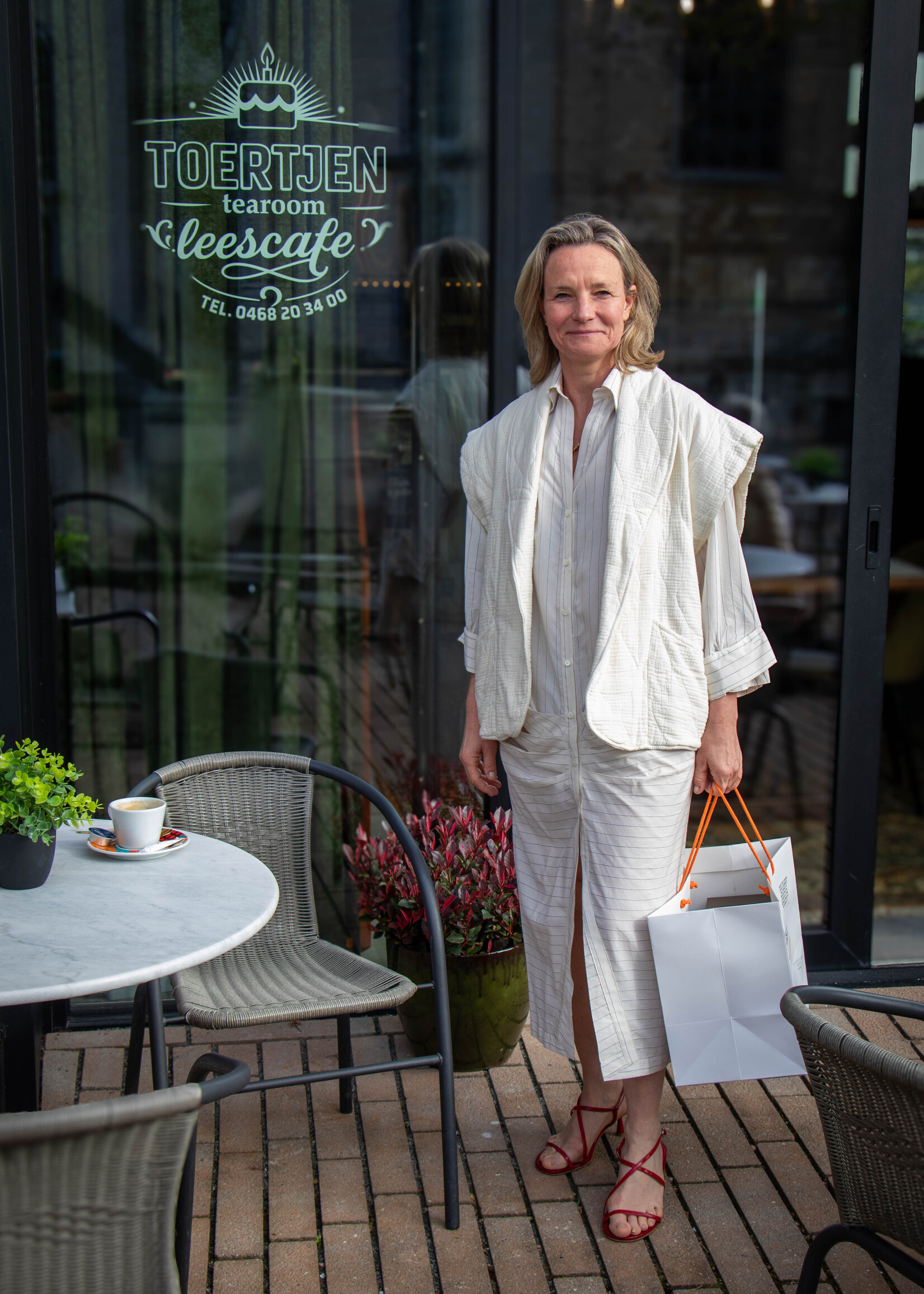 Phisique du role Dress in striped viscose technical