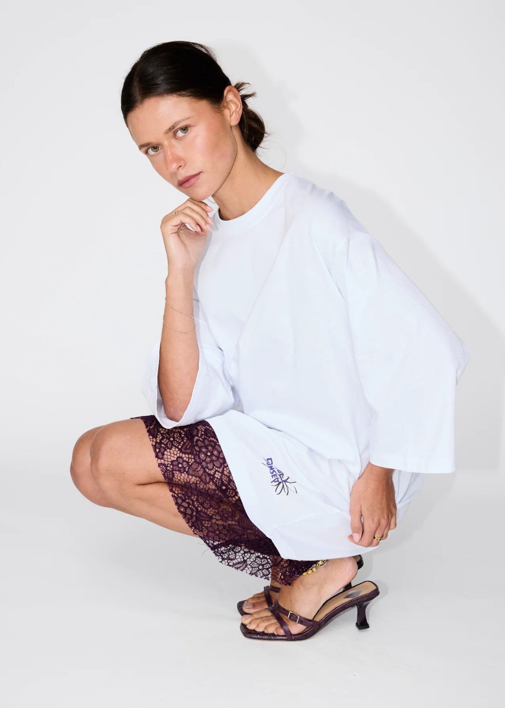 Double sunset The lace dress