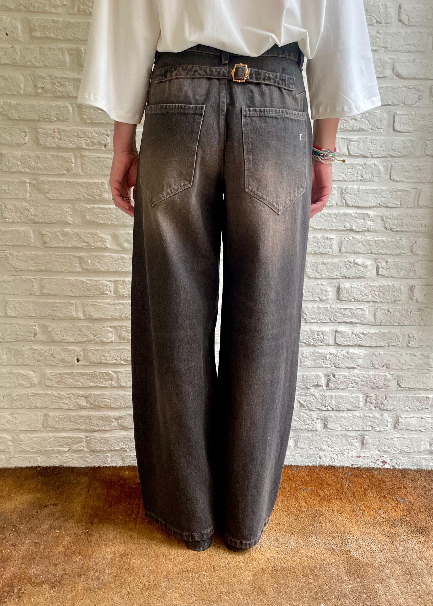 Noir 'n' blue Marlene baggy denim
