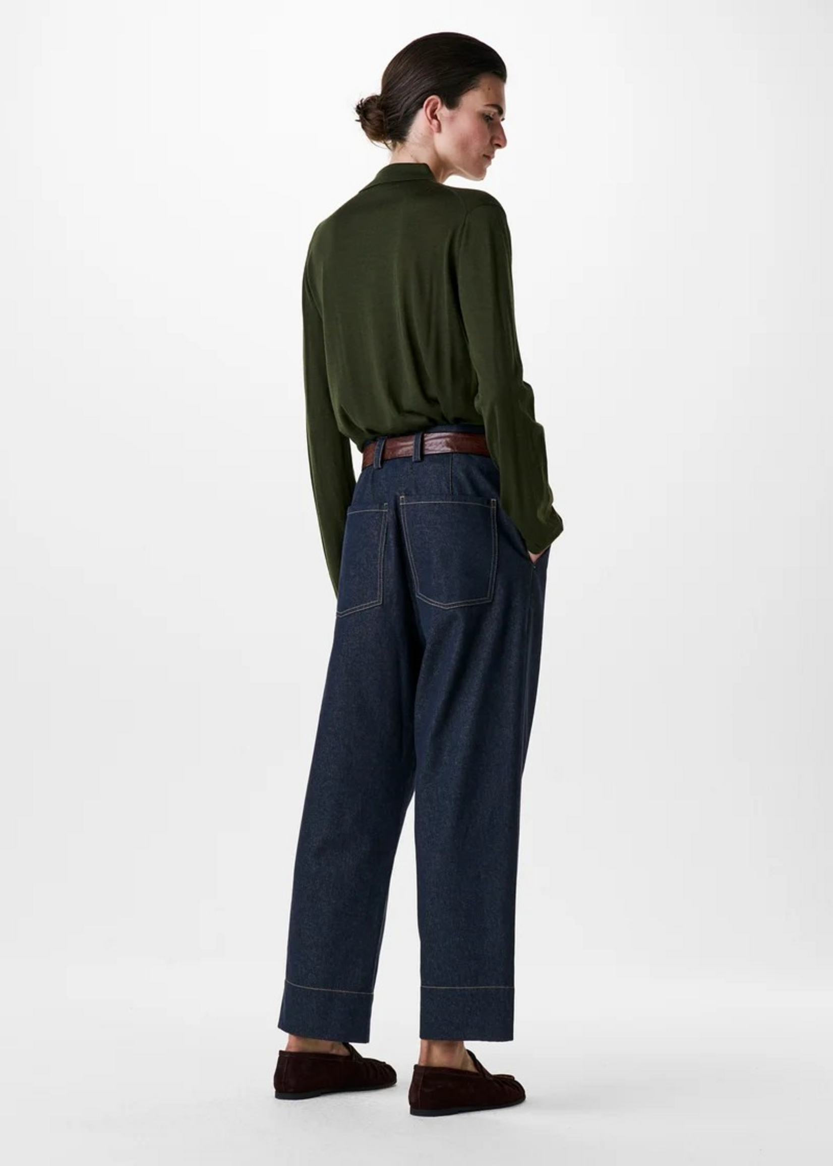 Zenggi Light wool merino knit shirt Y03 1001 3002