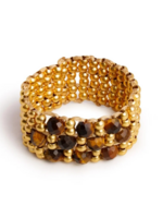 Ibu jewels Ibu Jewels - Ring Kim tiger eye