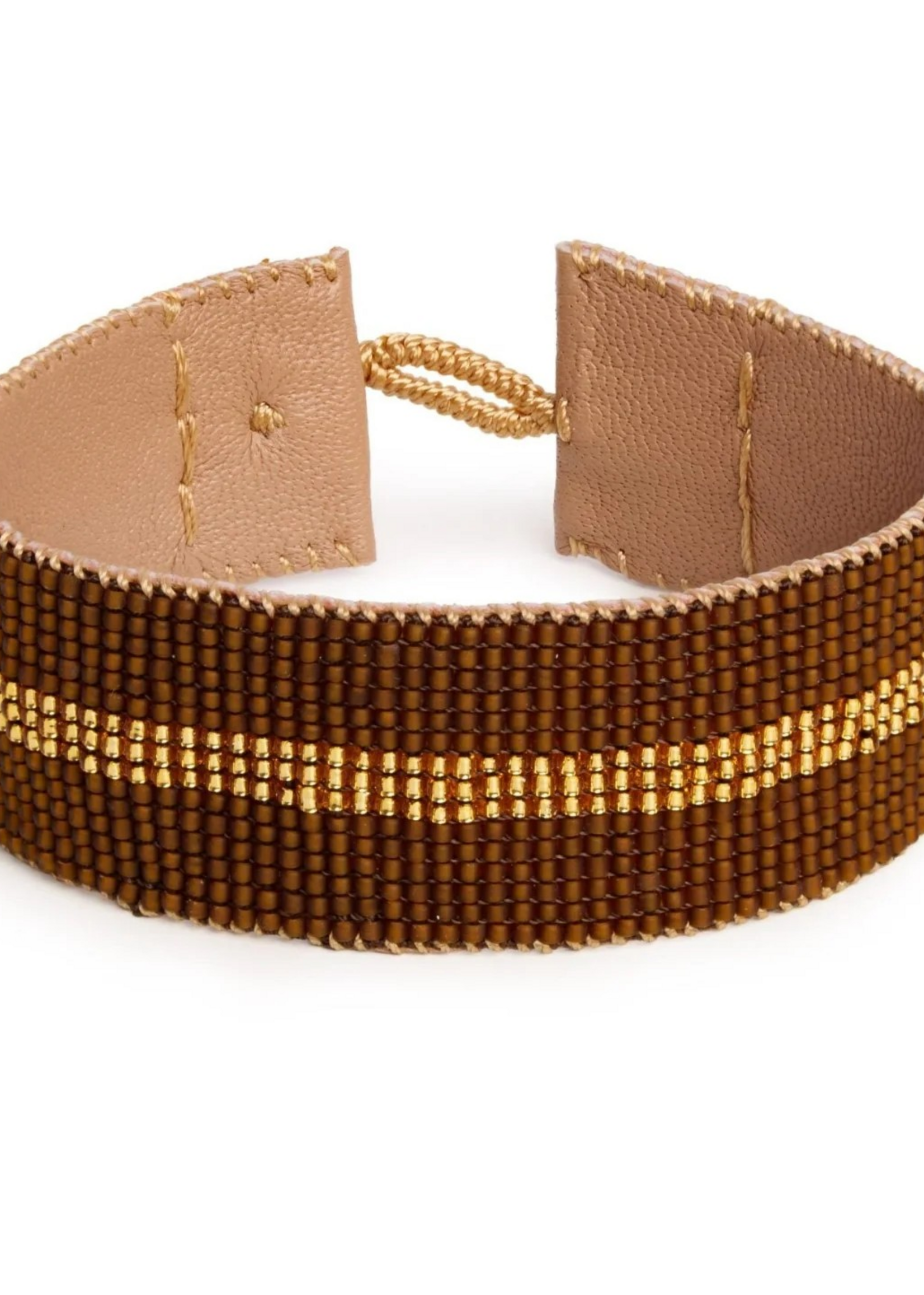 Ibu jewels Bracelet the cuff IA04 maroon
