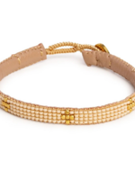Ibu jewels Ibu Jewels - Bracelet little star antique beige