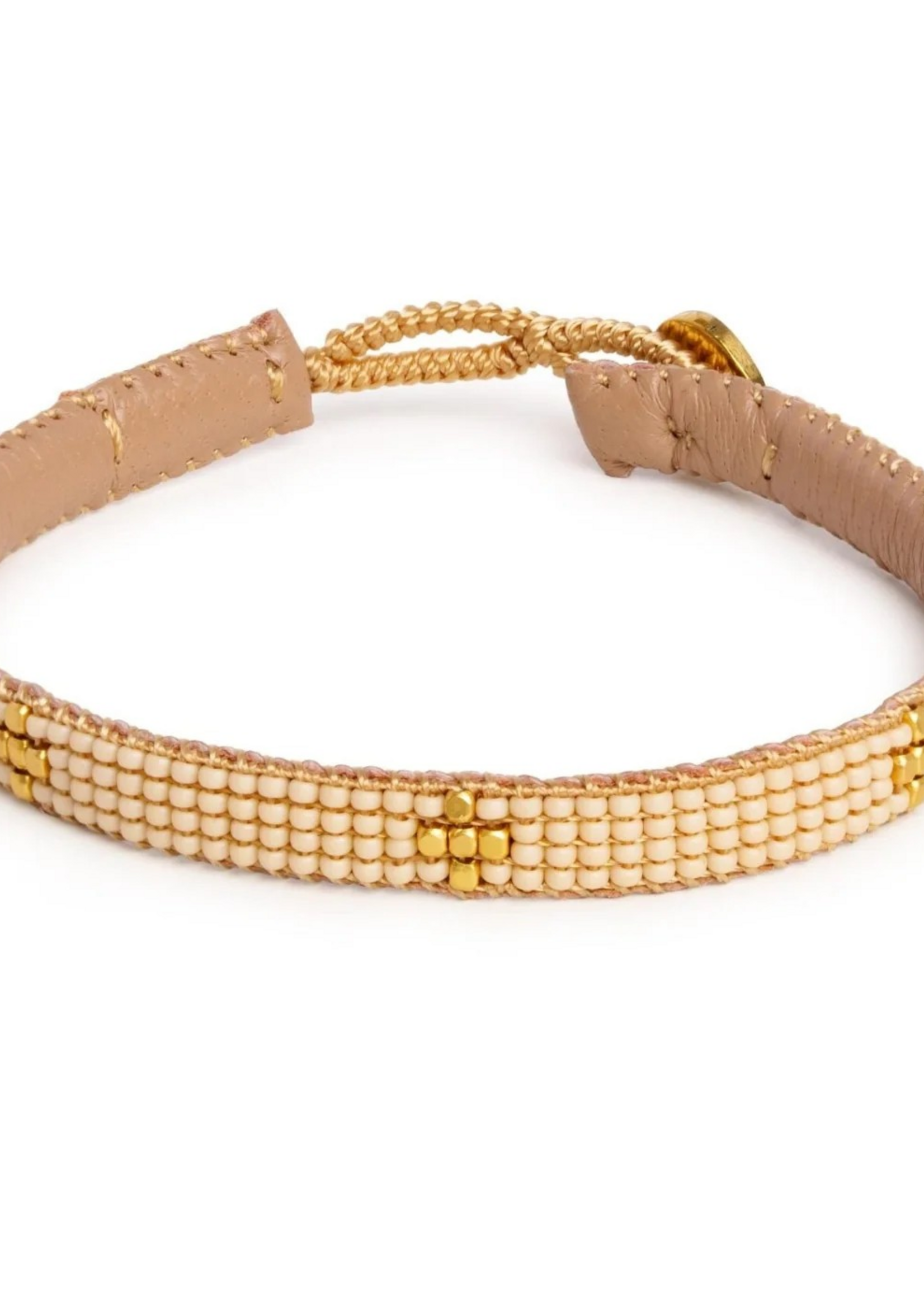 Ibu jewels Bracelet little star IB01 antique beige