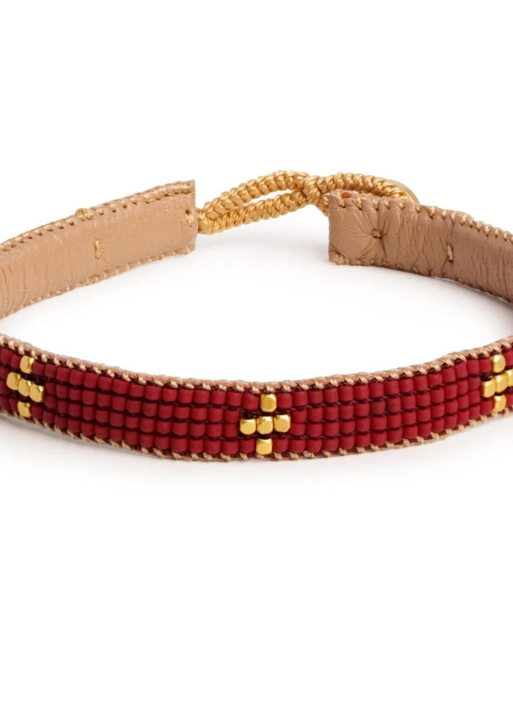 Ibu jewels Bracelet little star IB04 maroon
