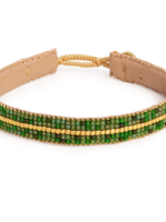 Ibu jewels Ibu jewels - Bracelet The stripe mix mix green